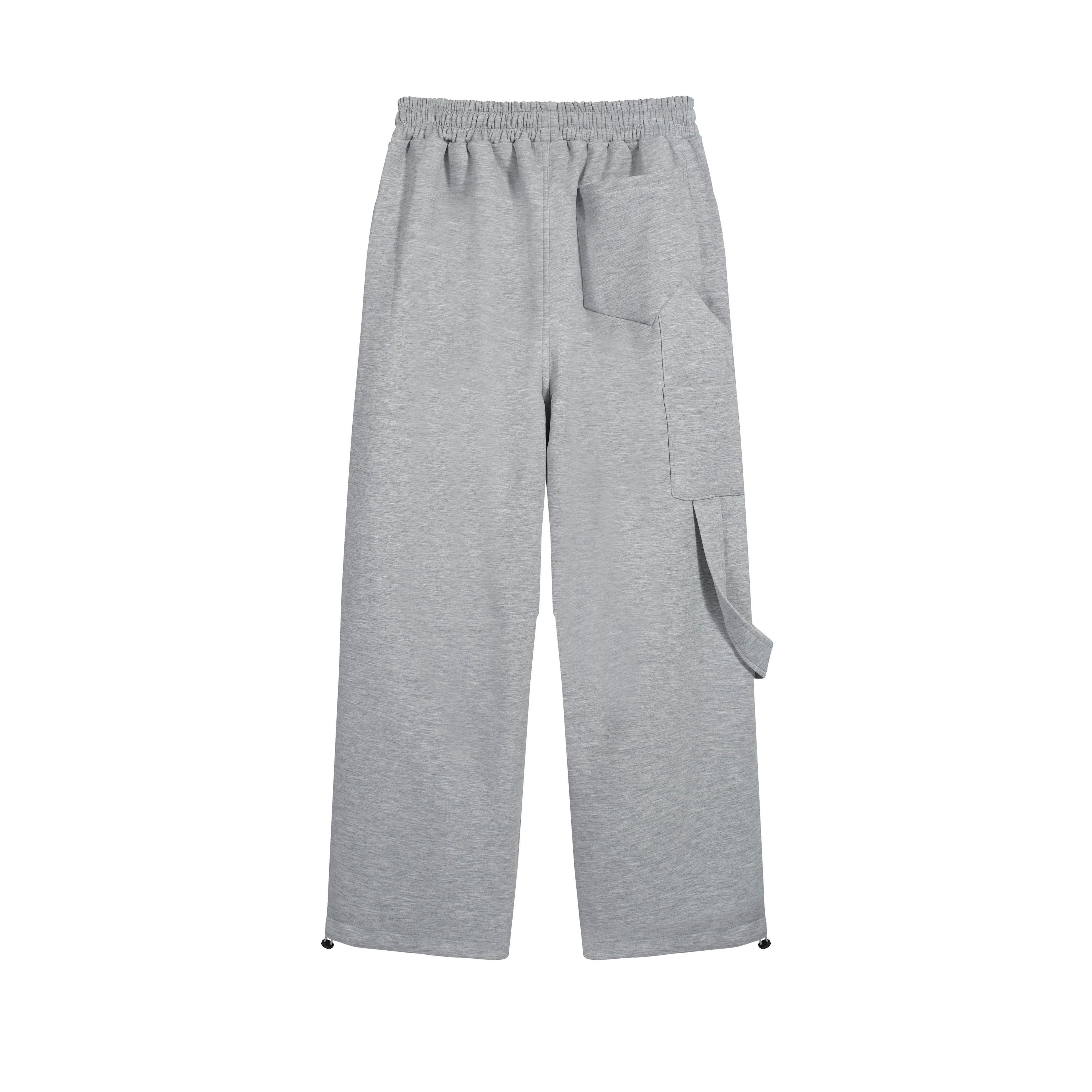 Baggy Grey Sweatpants - Ultra Relaxed Fit Multi-Seam Detail