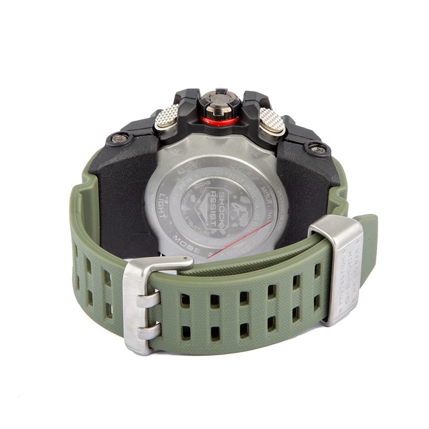 Casio G-Shock Mudmaster GG-B100-1A3DR Watch. Black & green, Triple Sensor, Bluetooth. Rugged outdoor watch