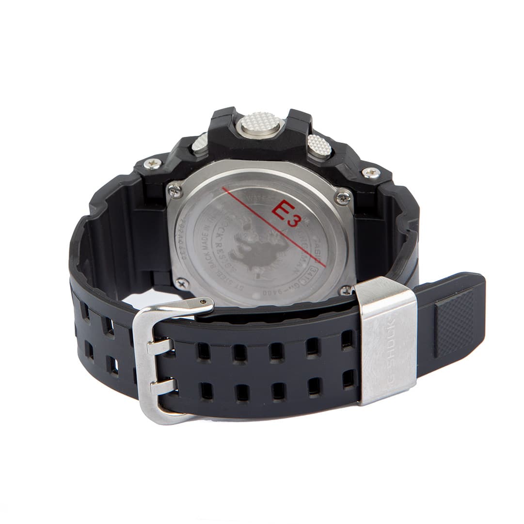 Casio G-SHOCK Rangeman GW-9400: Rugged digital watch with solar power and triple sensor.