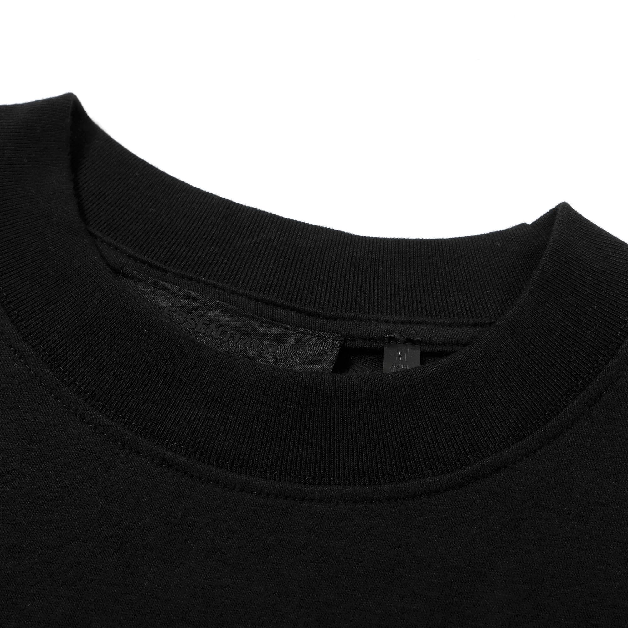 Unisex Classic Essential Oversized Black Cotton T-Shirt