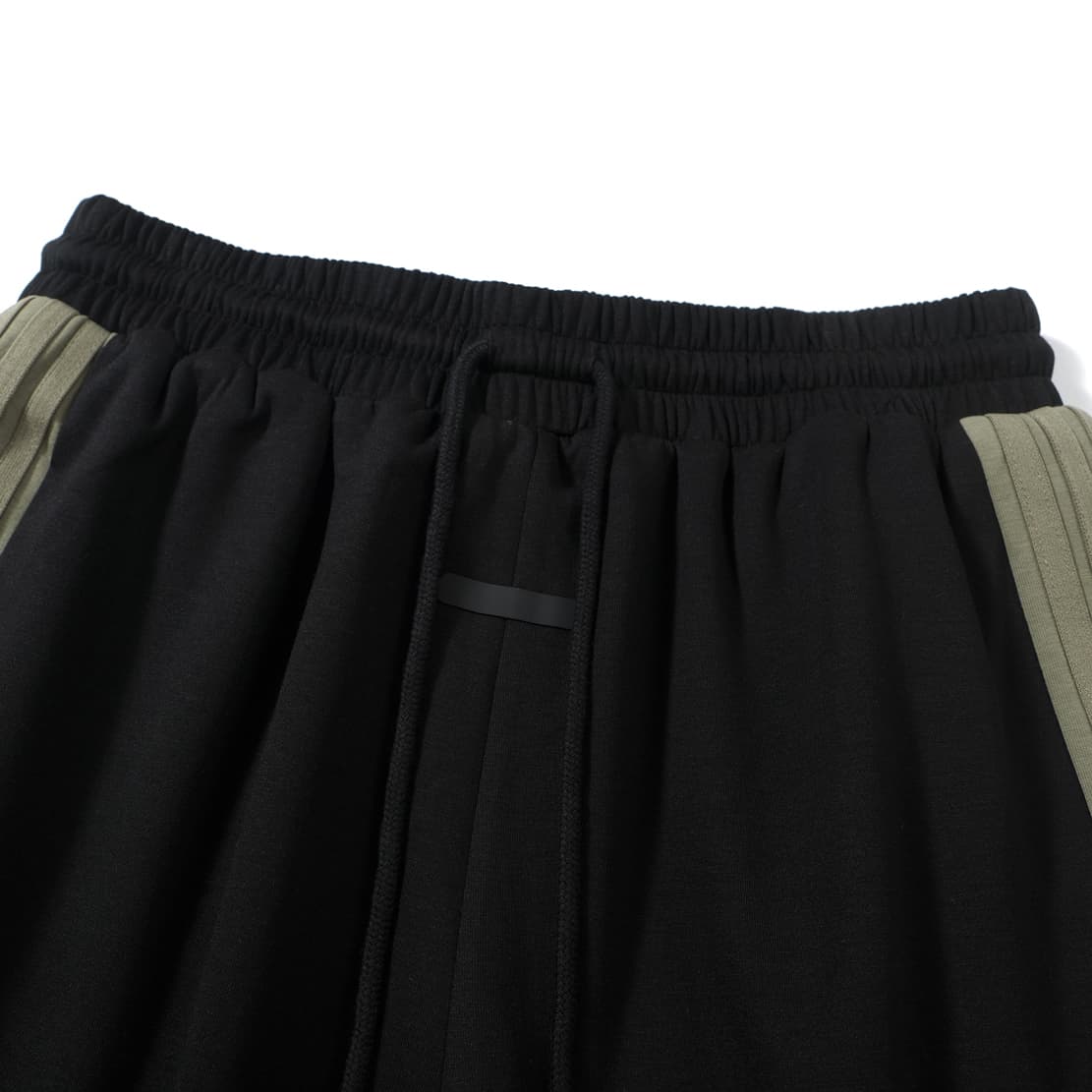 FOG ESSENTIALS Black Side-Stripe Fleece Jogger