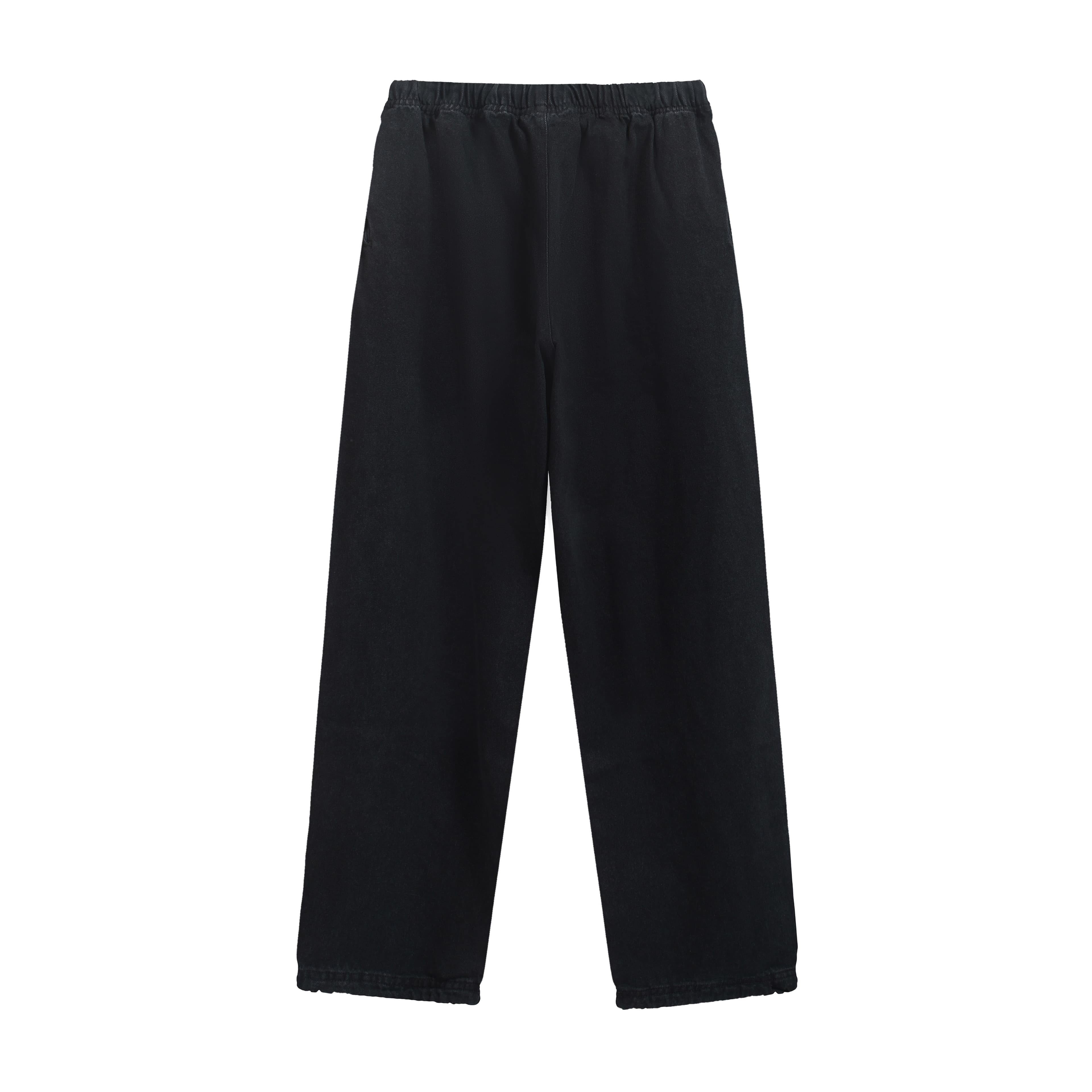 FOG ESSENTIALS Dark Wash Drawcord Wide-Leg Denim Jeans