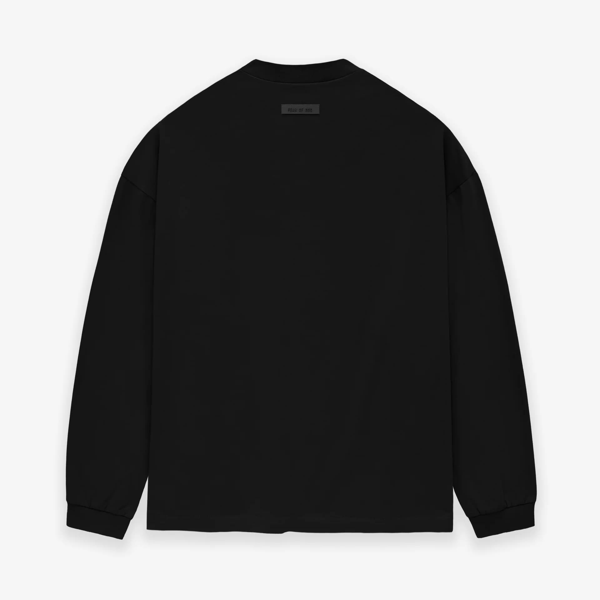Unisex Essentials Oversized Long Sleeve Mock Neck T-Shirt