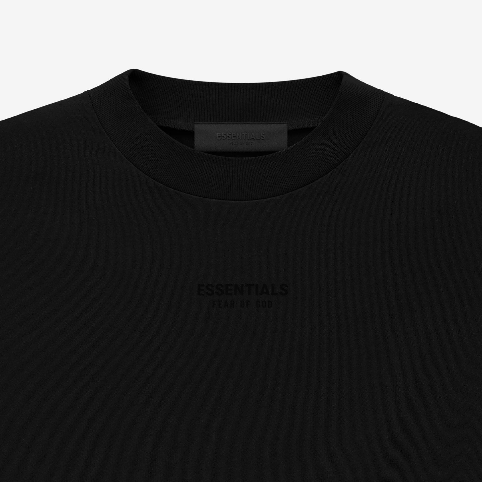 Unisex Essentials Oversized Long Sleeve Mock Neck T-Shirt