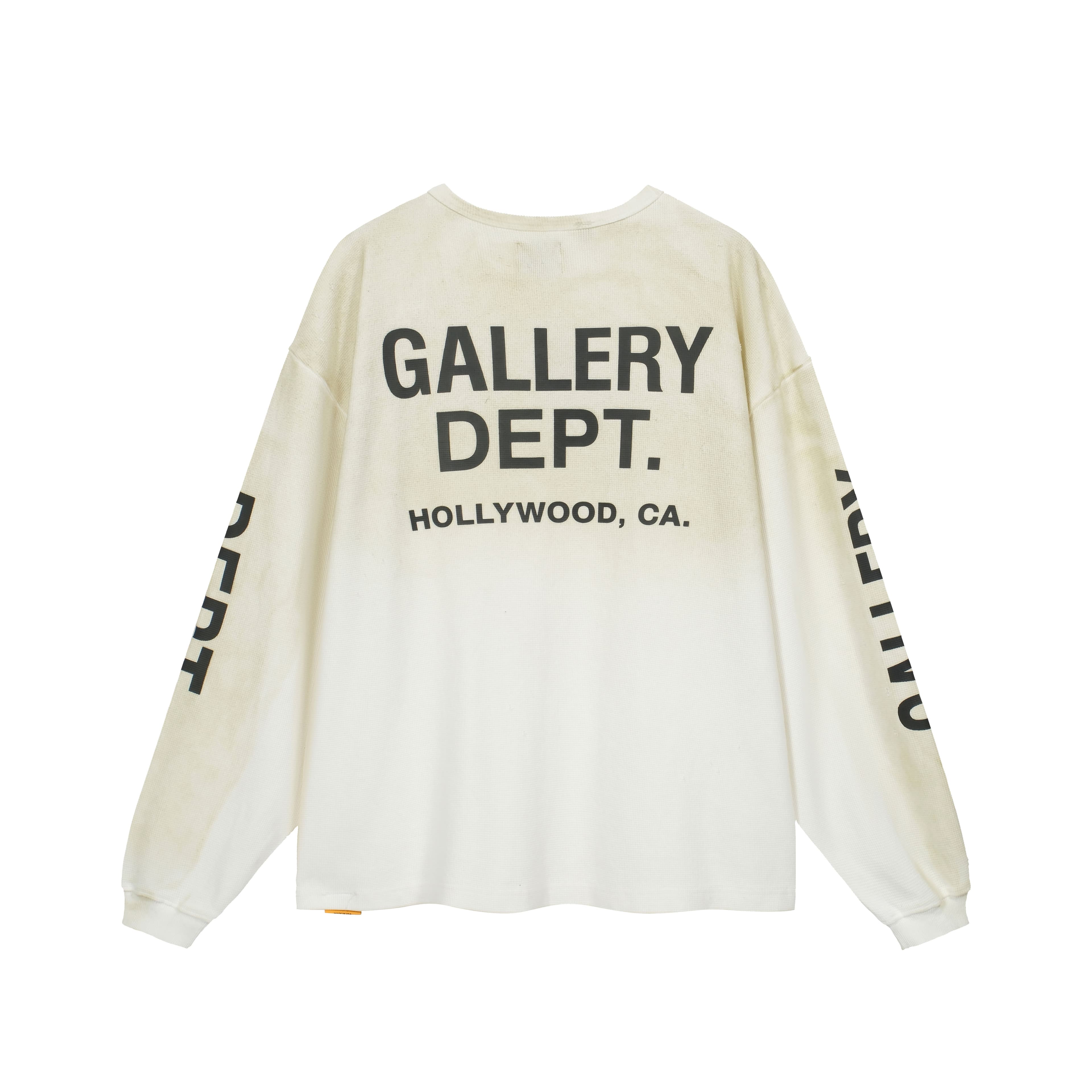 Gallery Dept. Dip-Dye Oversized Graphic Long Sleeve Tee