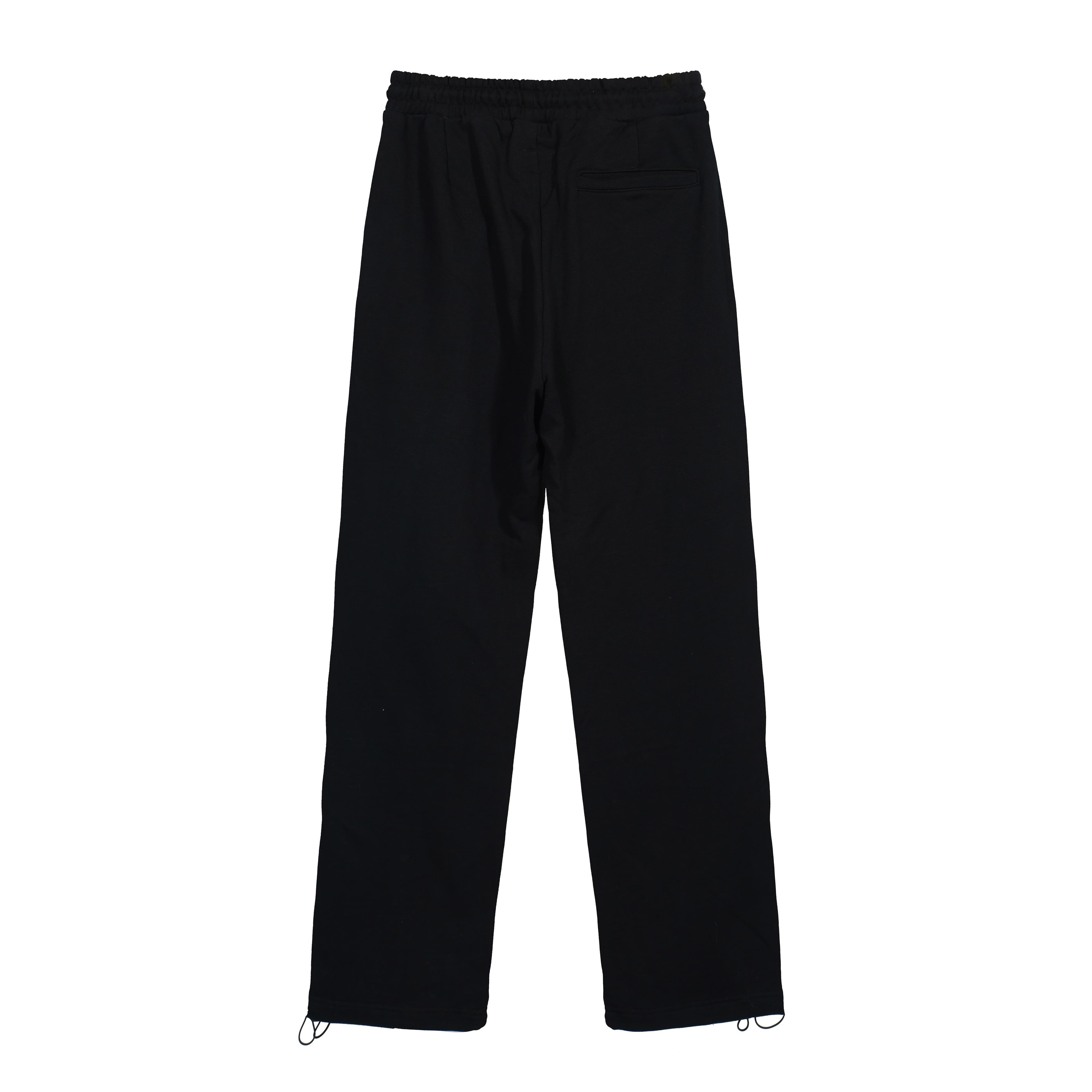 GRAILZ Baggy Black Track Pants | Unisex Streetwear Trousers
