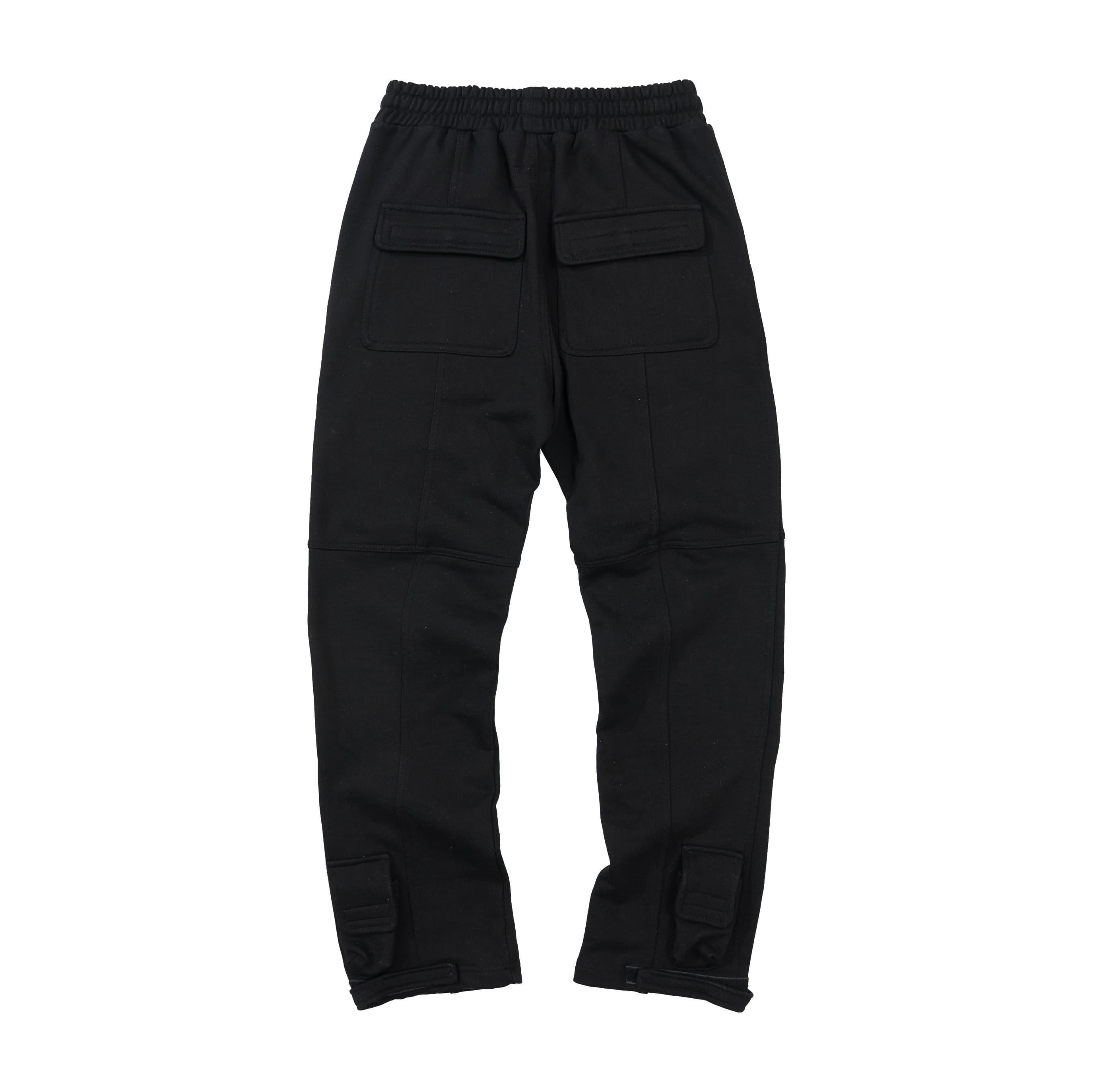 Unisex Black Techwear Cargo Joggers - Grailz Street Style