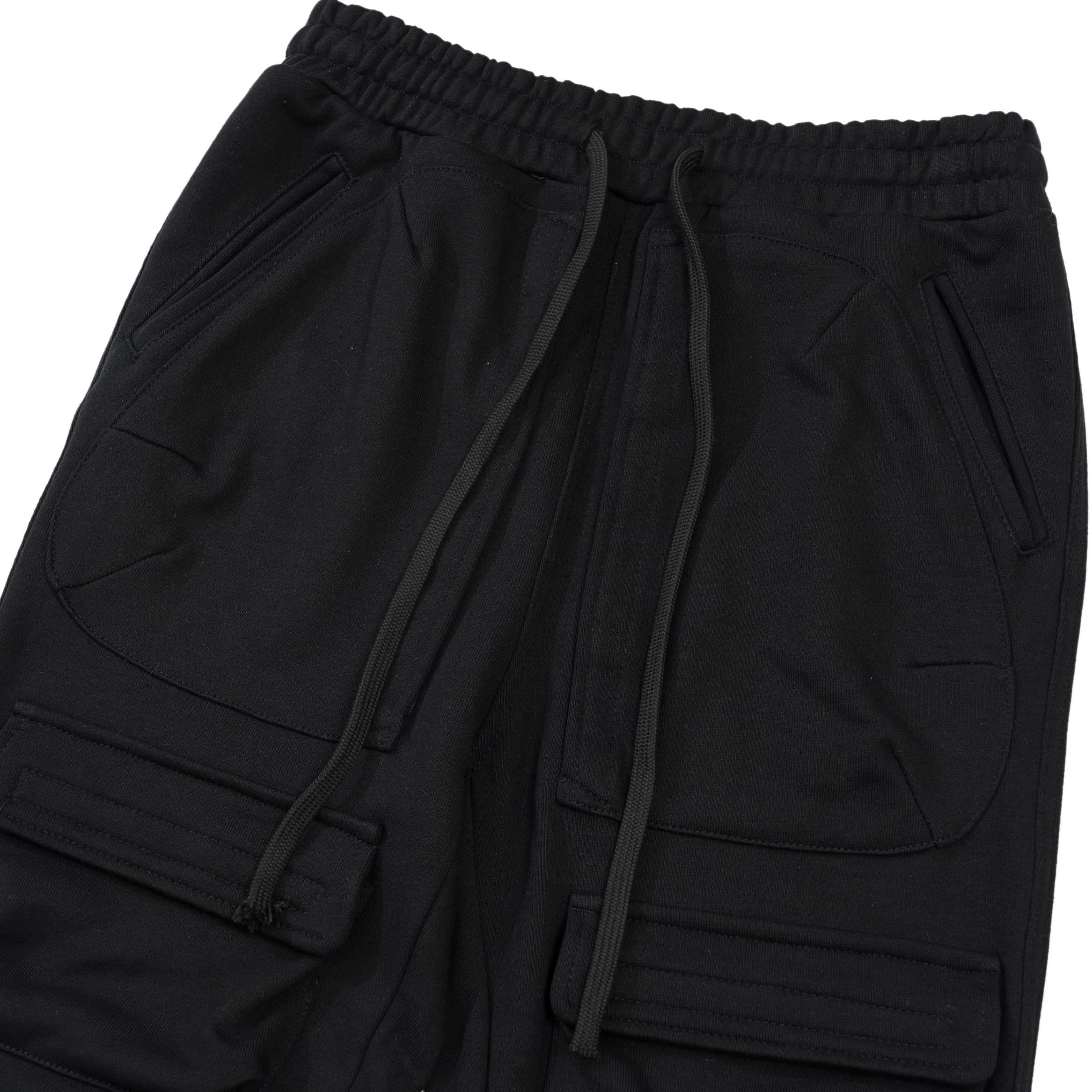 Unisex Black Techwear Cargo Joggers - Grailz Street Style
