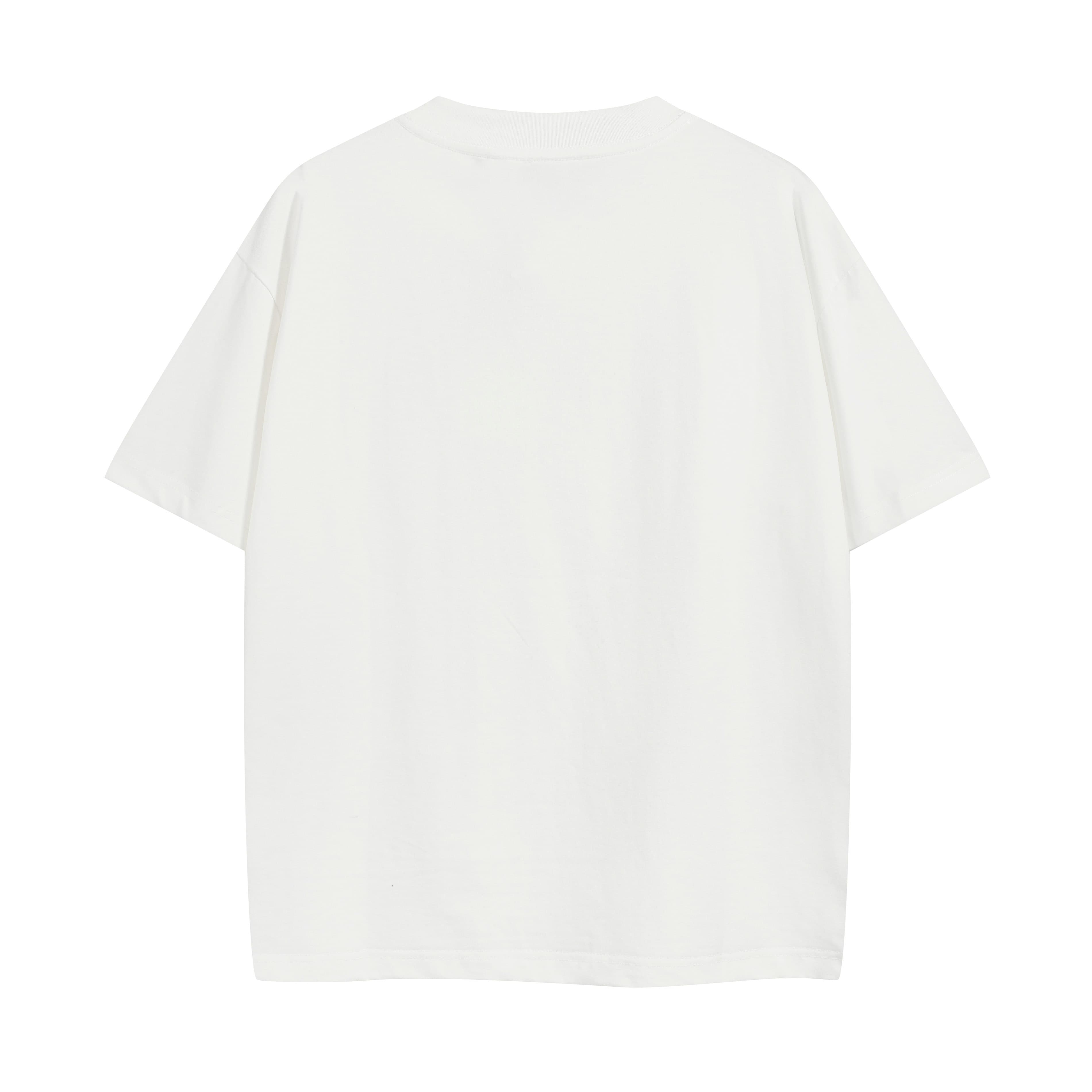 Jil Sander White Oversized Tonal Embossed Logo T-Shirt