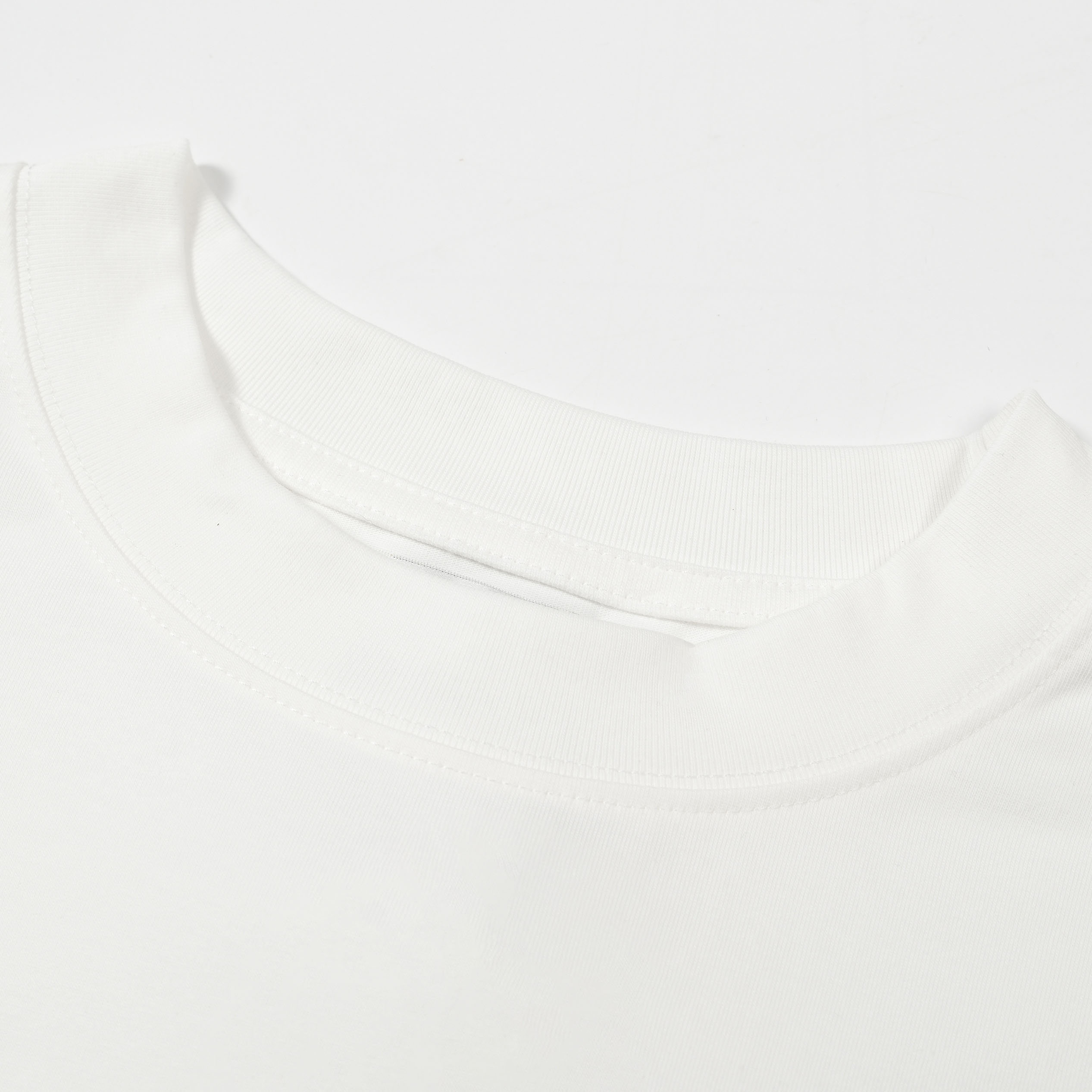 Jil Sander White Oversized Tonal Embossed Logo T-Shirt