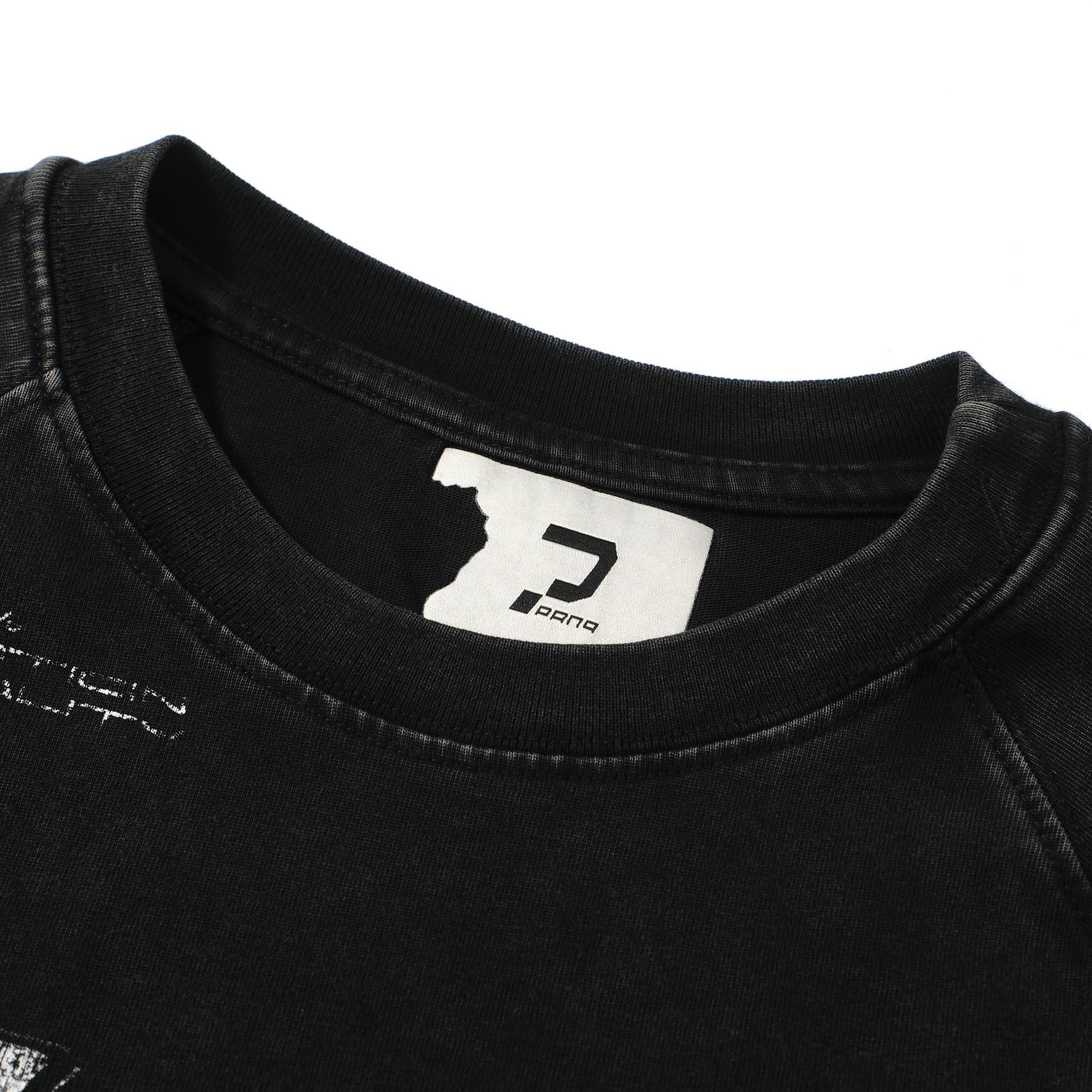 PANQL_S Cyber Graphic Layered Long-Sleeve T-Shirt