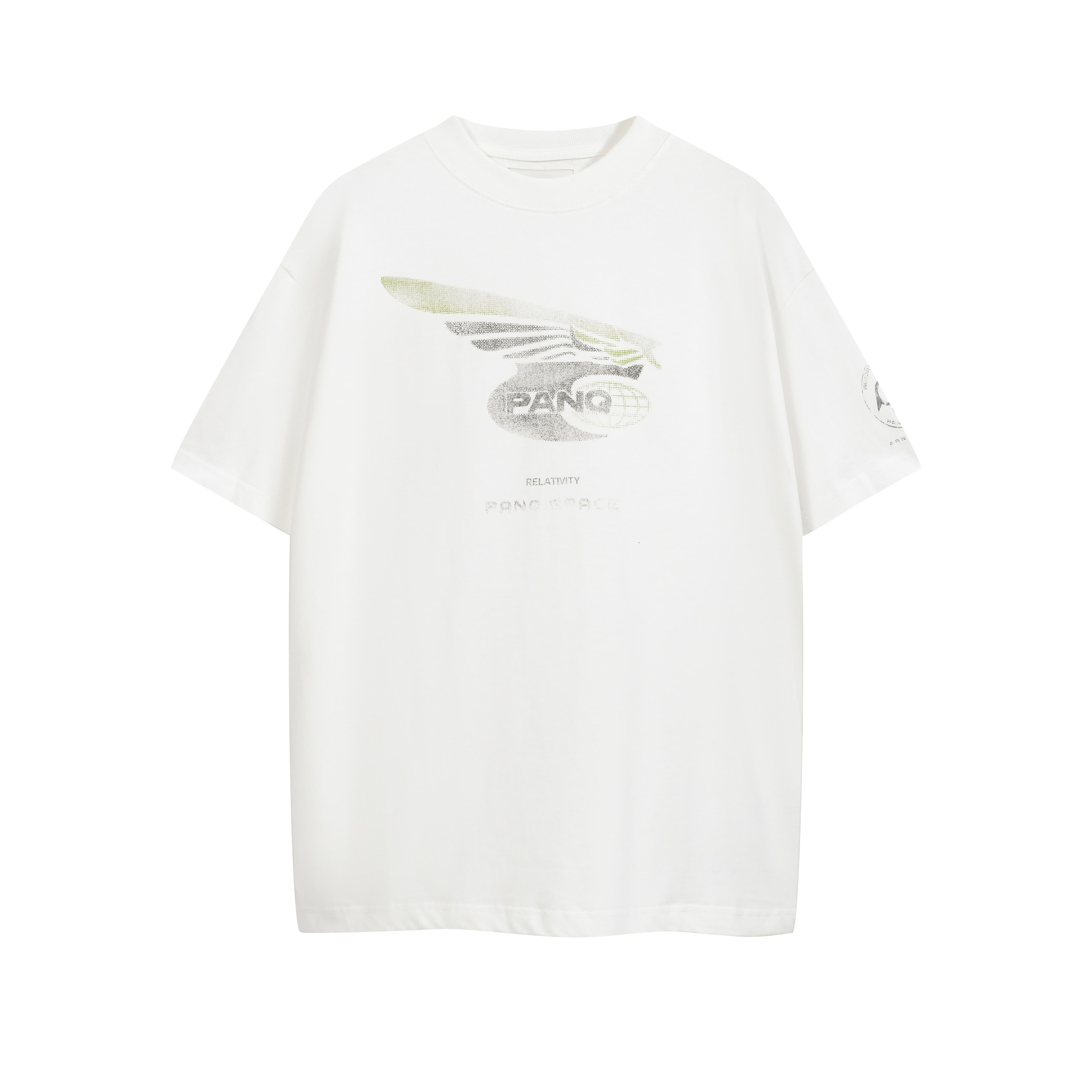 PanQ Oversized 'Relativity' Distressed Graphic T-Shirt