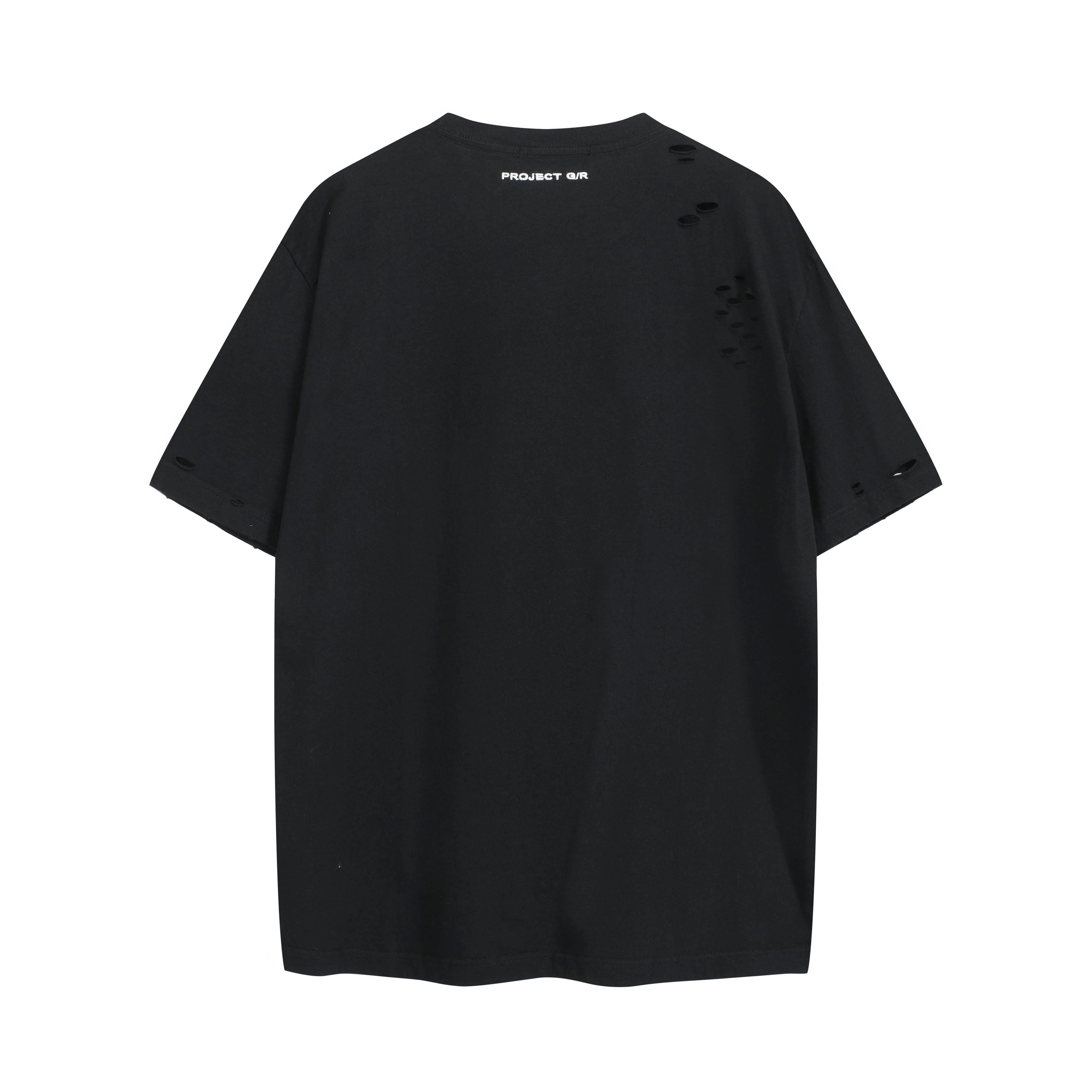 PROJECT G/R Bluesnake Black Washed Oversized Graphic T-Shirt