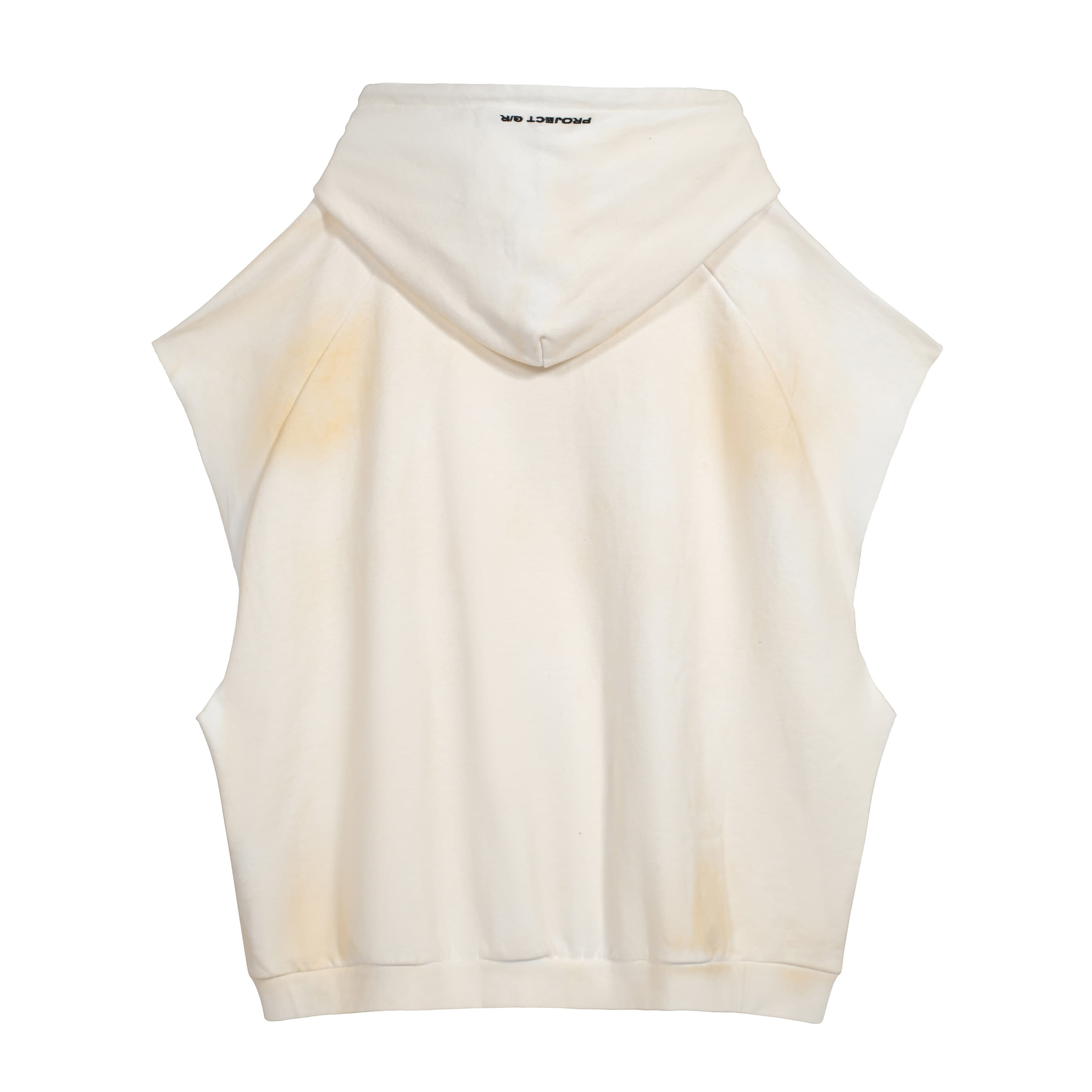 PROJECT G/R Sleeveless Washed Hoodie Unknown Artist