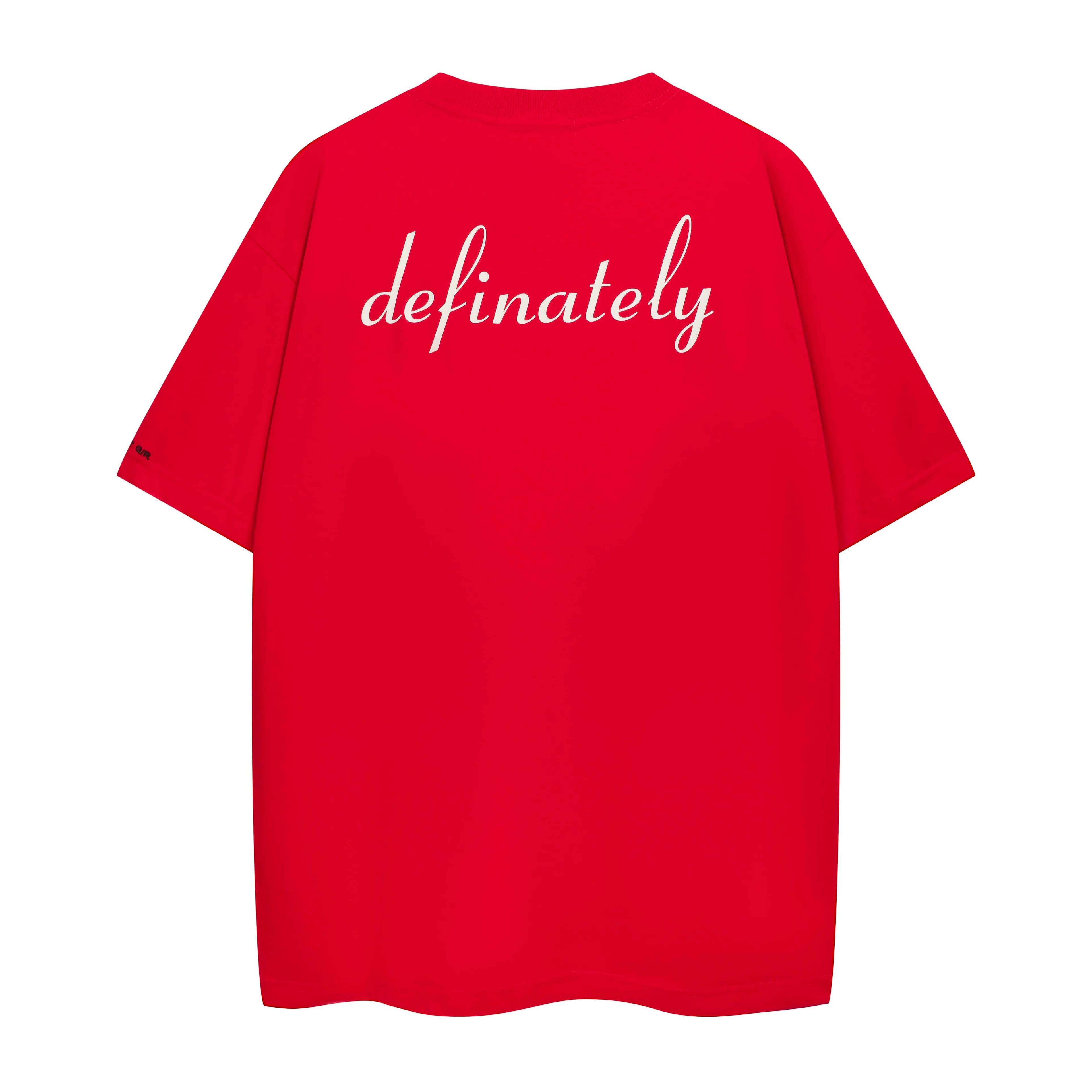 PROJECT G/R Red Unicorn Star Oversized Graphic T-Shirt