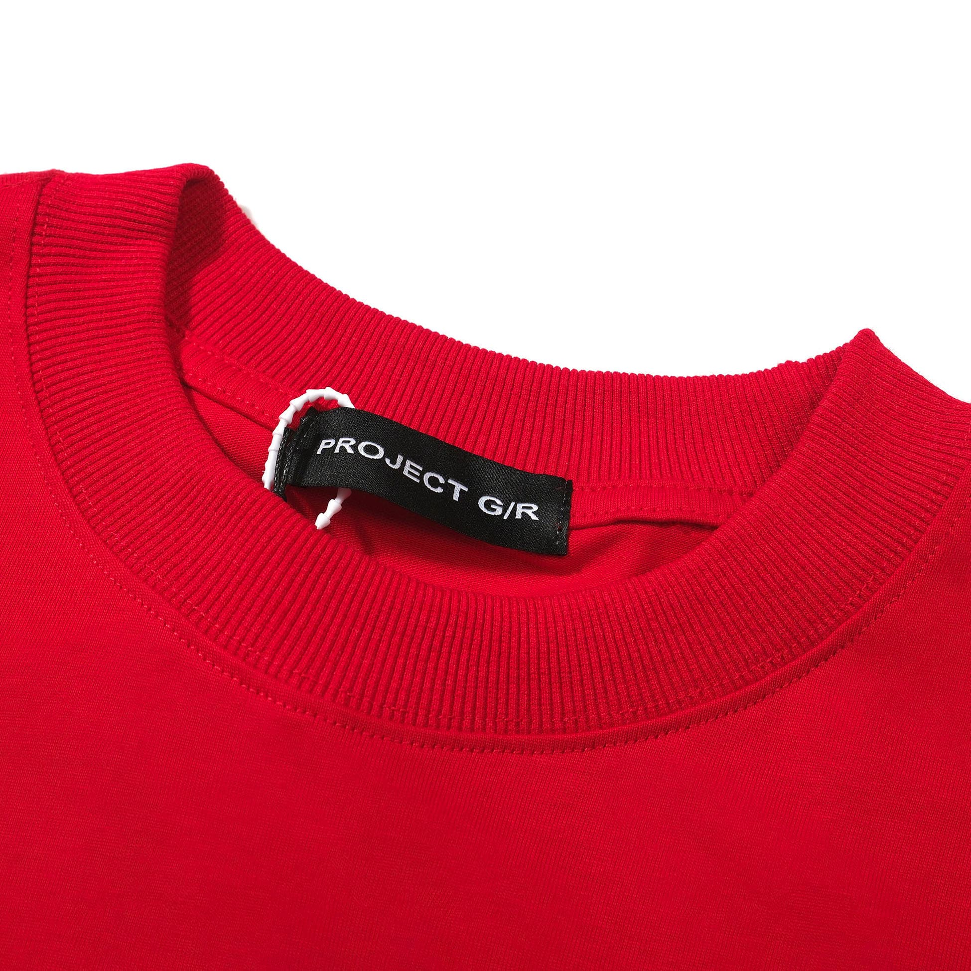 PROJECT G/R Red Unicorn Star Oversized Graphic T-Shirt