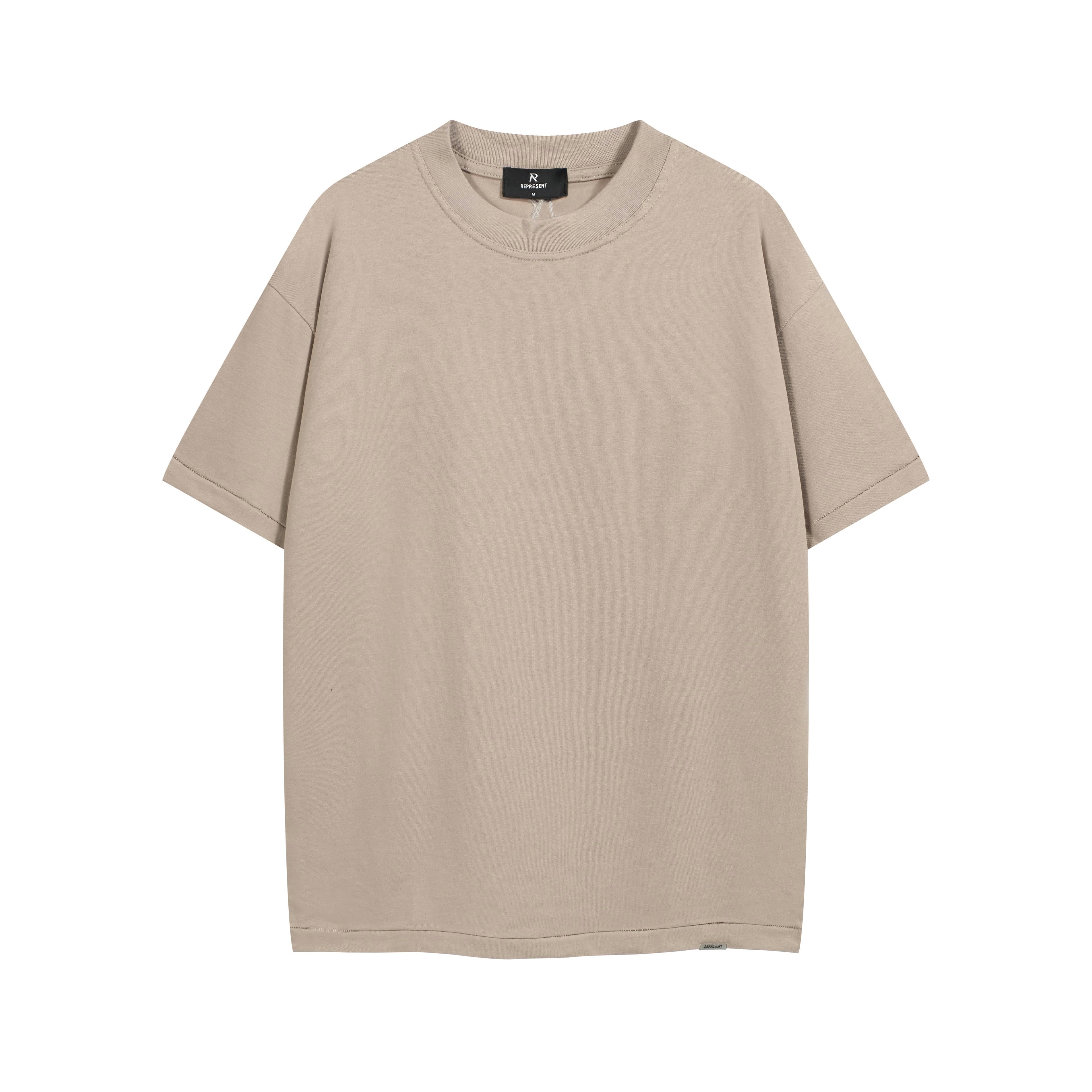 Sand Beige Relaxed Fit T-Shirt - Essential Unisex Tee