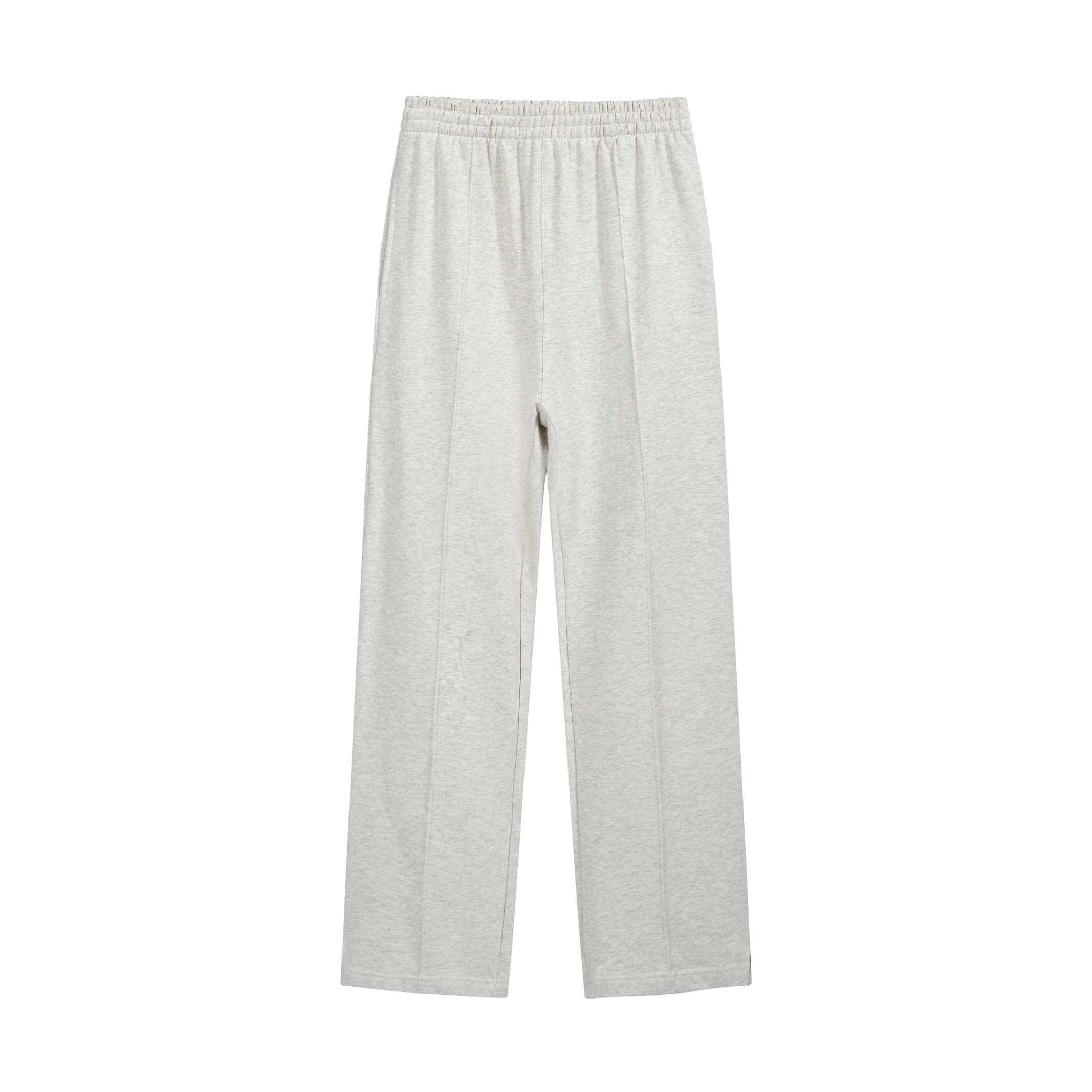 Oatmeal Wide-Leg Joggers - Relaxed Fit Unisex Sweatpants