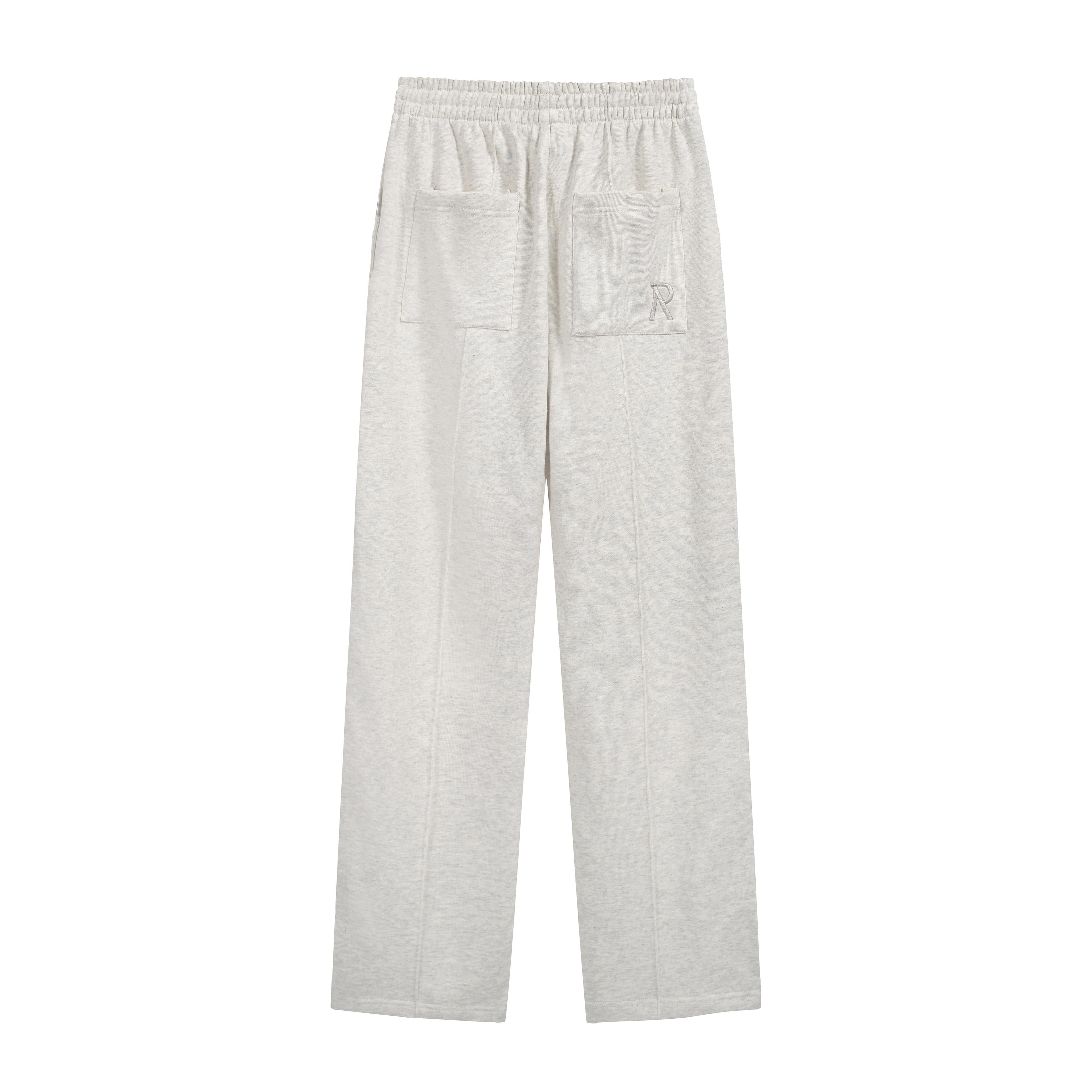 Oatmeal Wide-Leg Joggers - Relaxed Fit Unisex Sweatpants