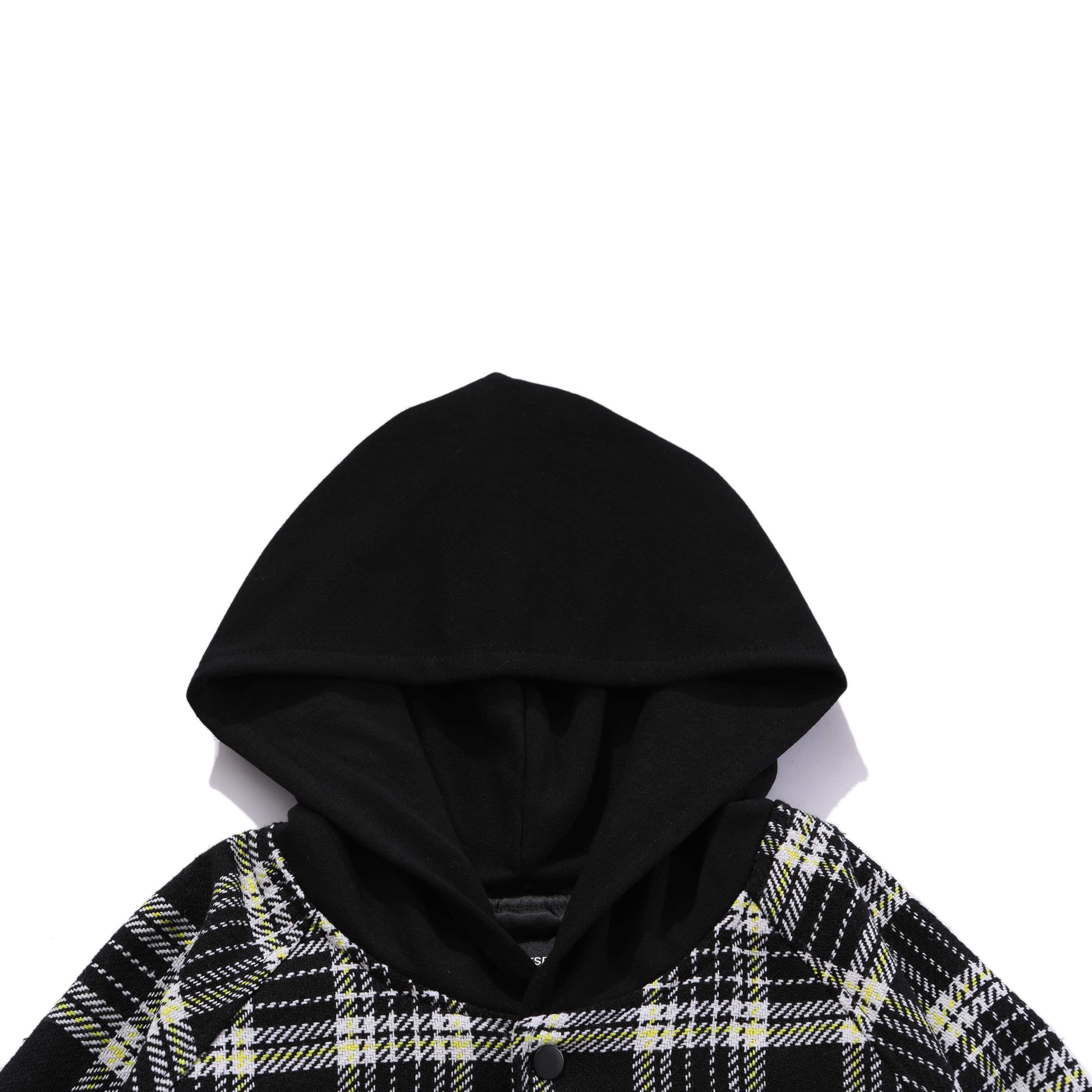Represent Hooded Check Jacket