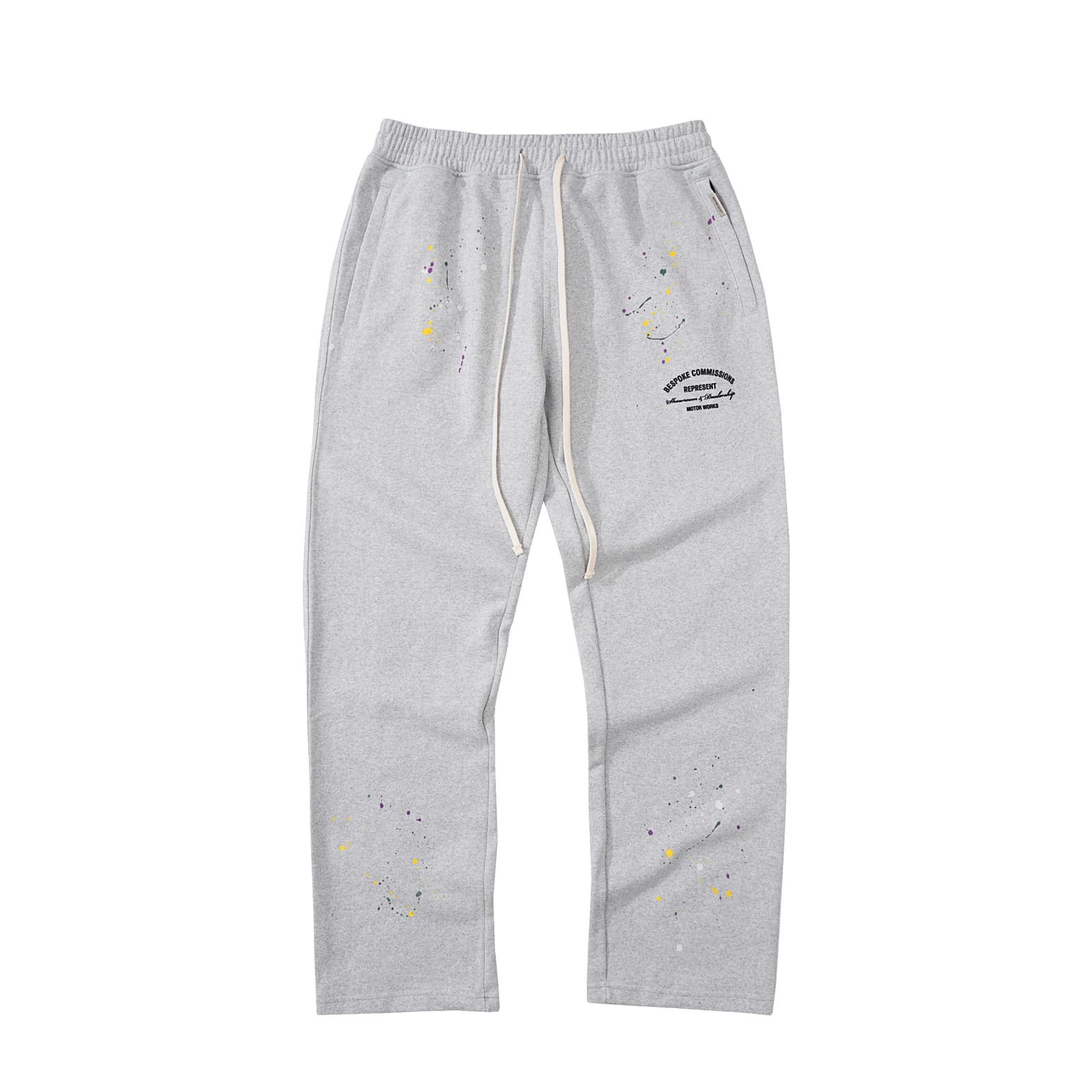 Represent Paint Splash Joggers - Marl Grey Motor Works Edition