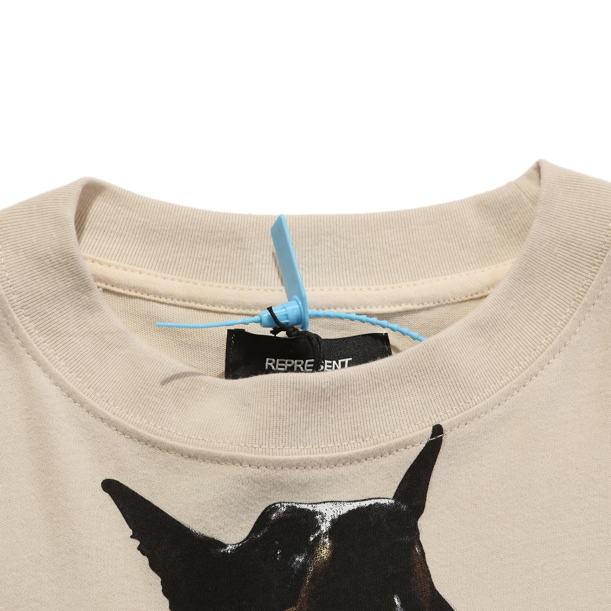 Represent Thoroughbred Doberman T-Shirt - Washed Beige