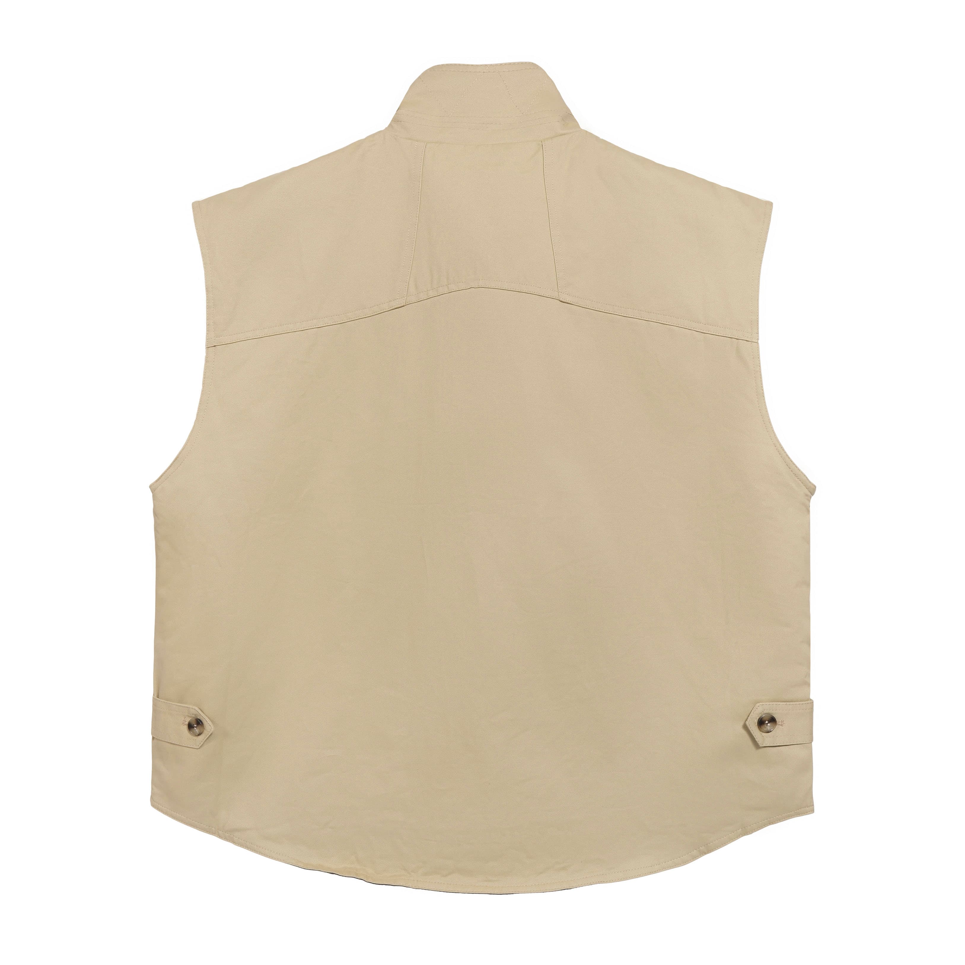 RHUDE Khaki Multifunctional Utility Work Vest - Luxury Streetwear