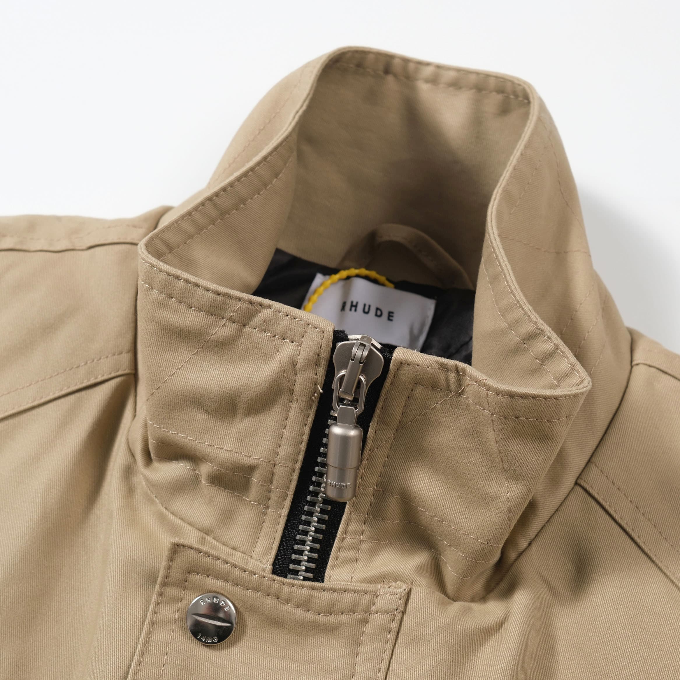 RHUDE Khaki Multifunctional Utility Work Vest - Luxury Streetwear