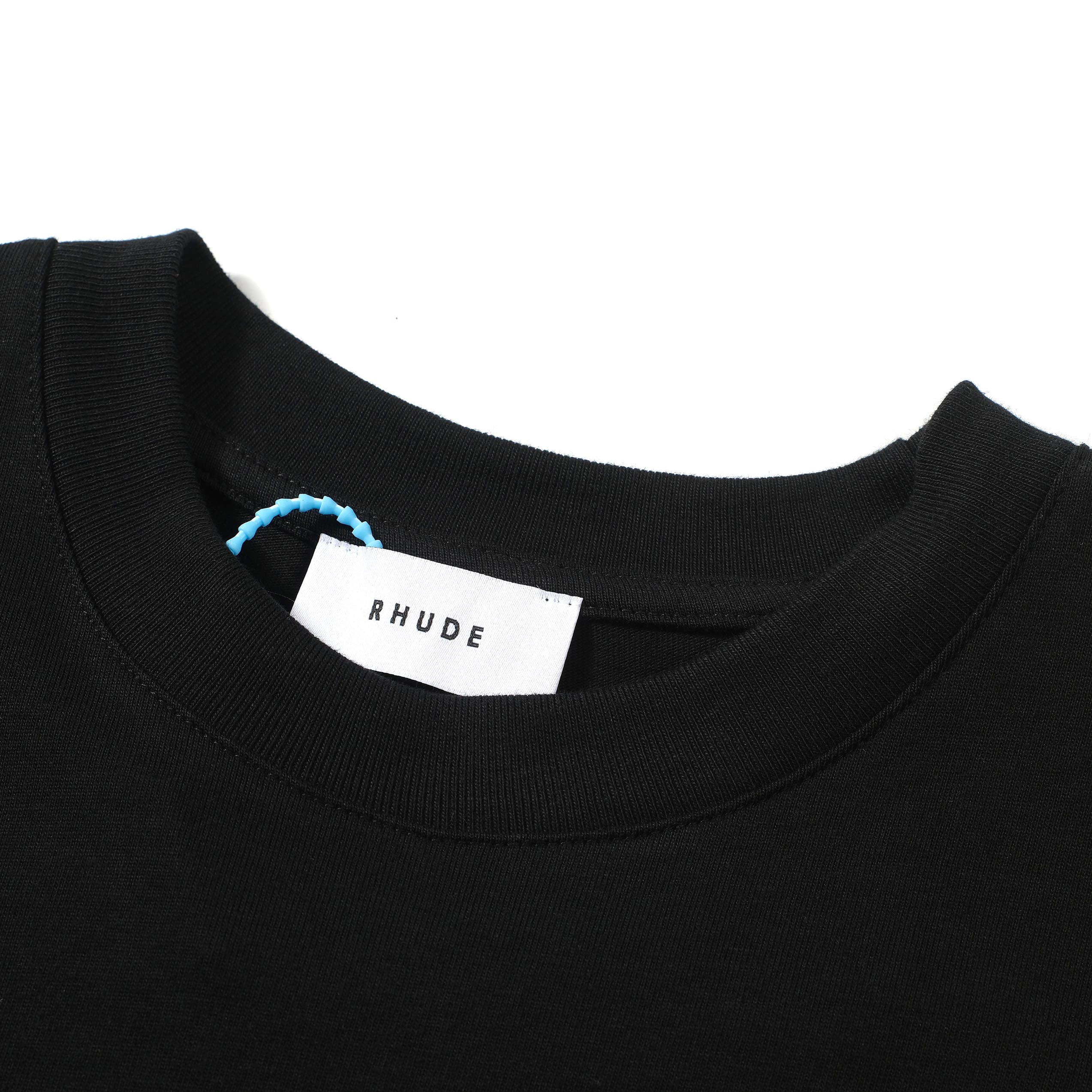 Rhude Black "Santo Rhude" Vintage Beach Graphic T-Shirt