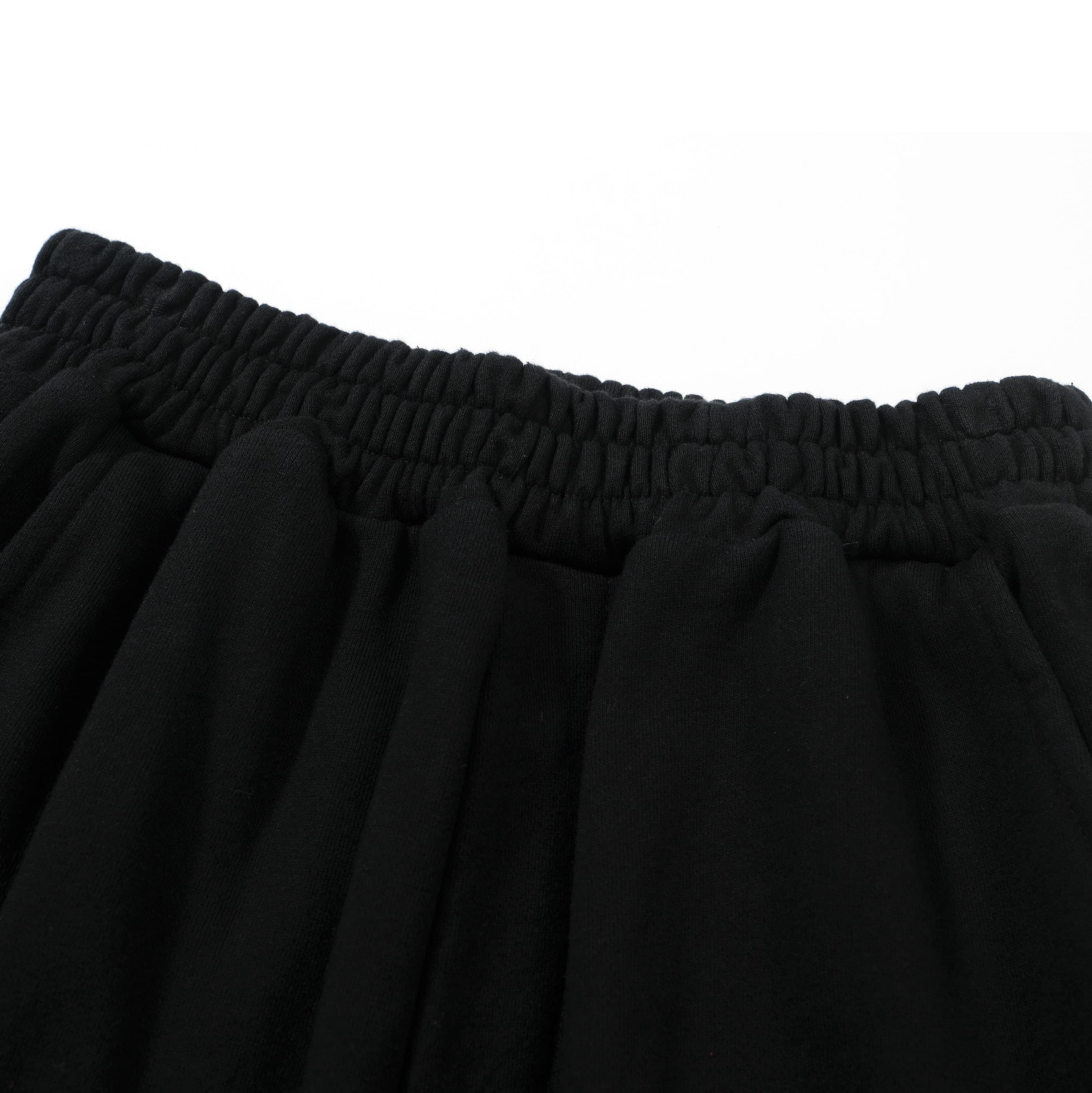 Undercover Ripped Wide-Leg Distressed Black Denim Trousers