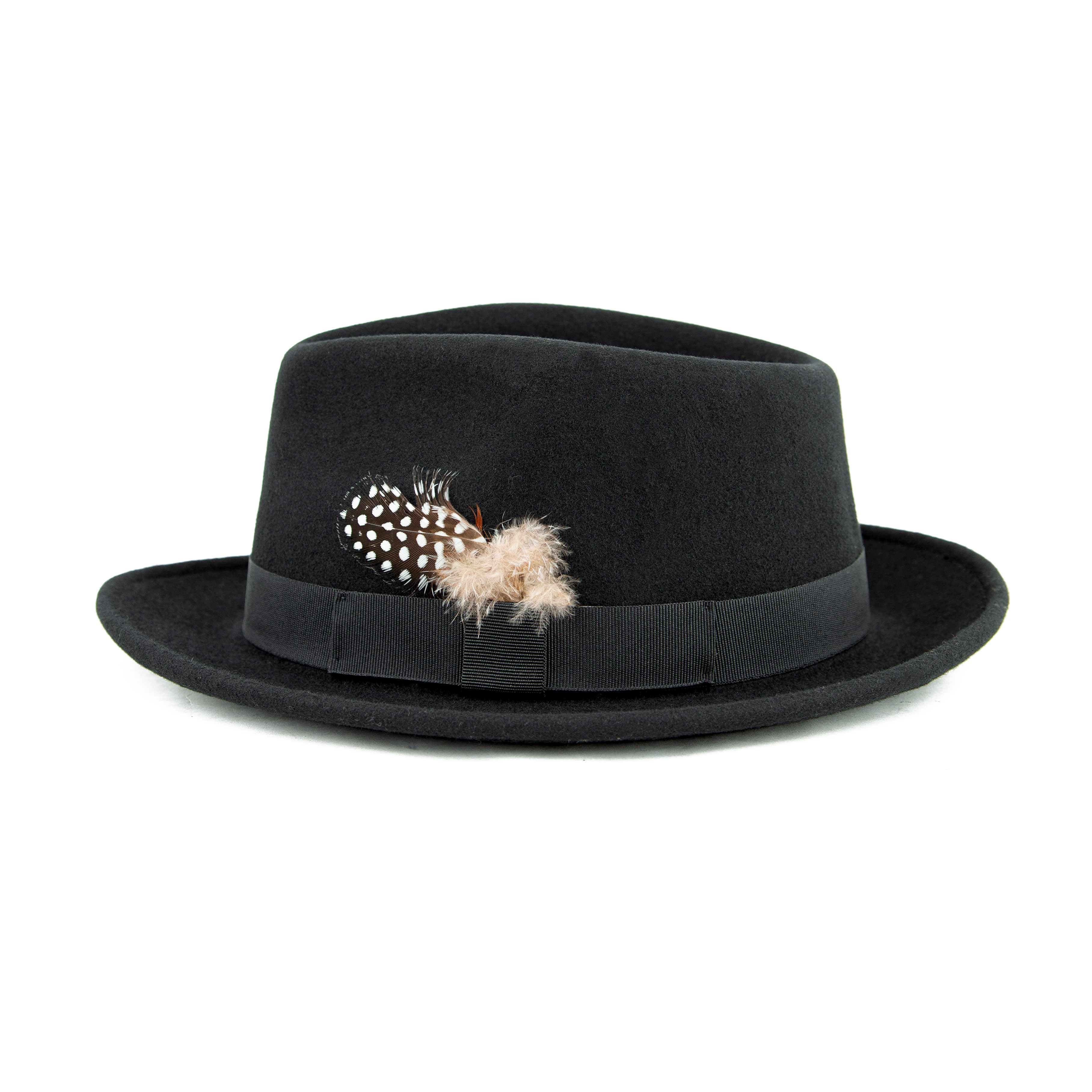 Janetshats Maroon Wool Fedora | Luxury Unisex Burgundy Hat