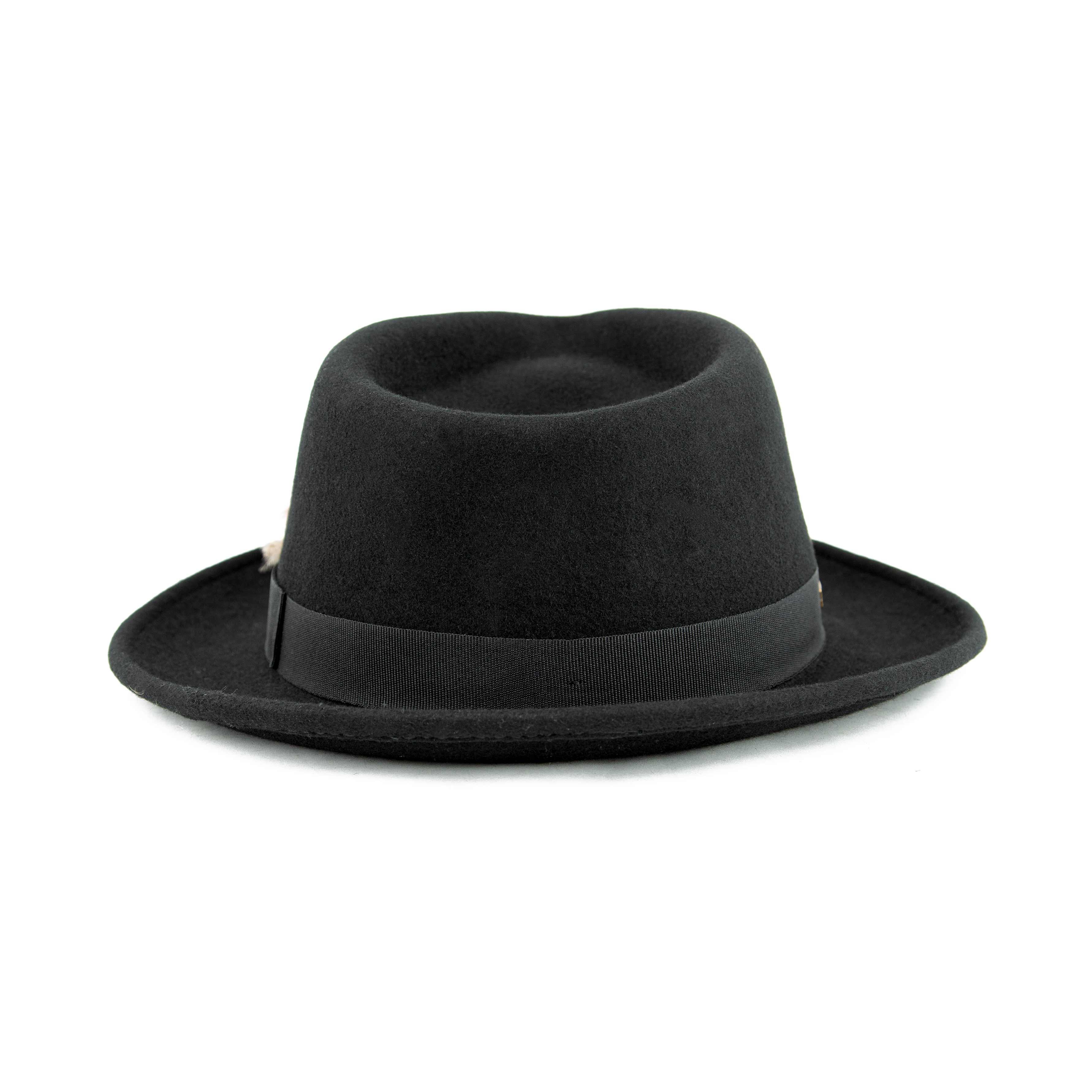 Janetshats Maroon Wool Fedora | Luxury Unisex Burgundy Hat
