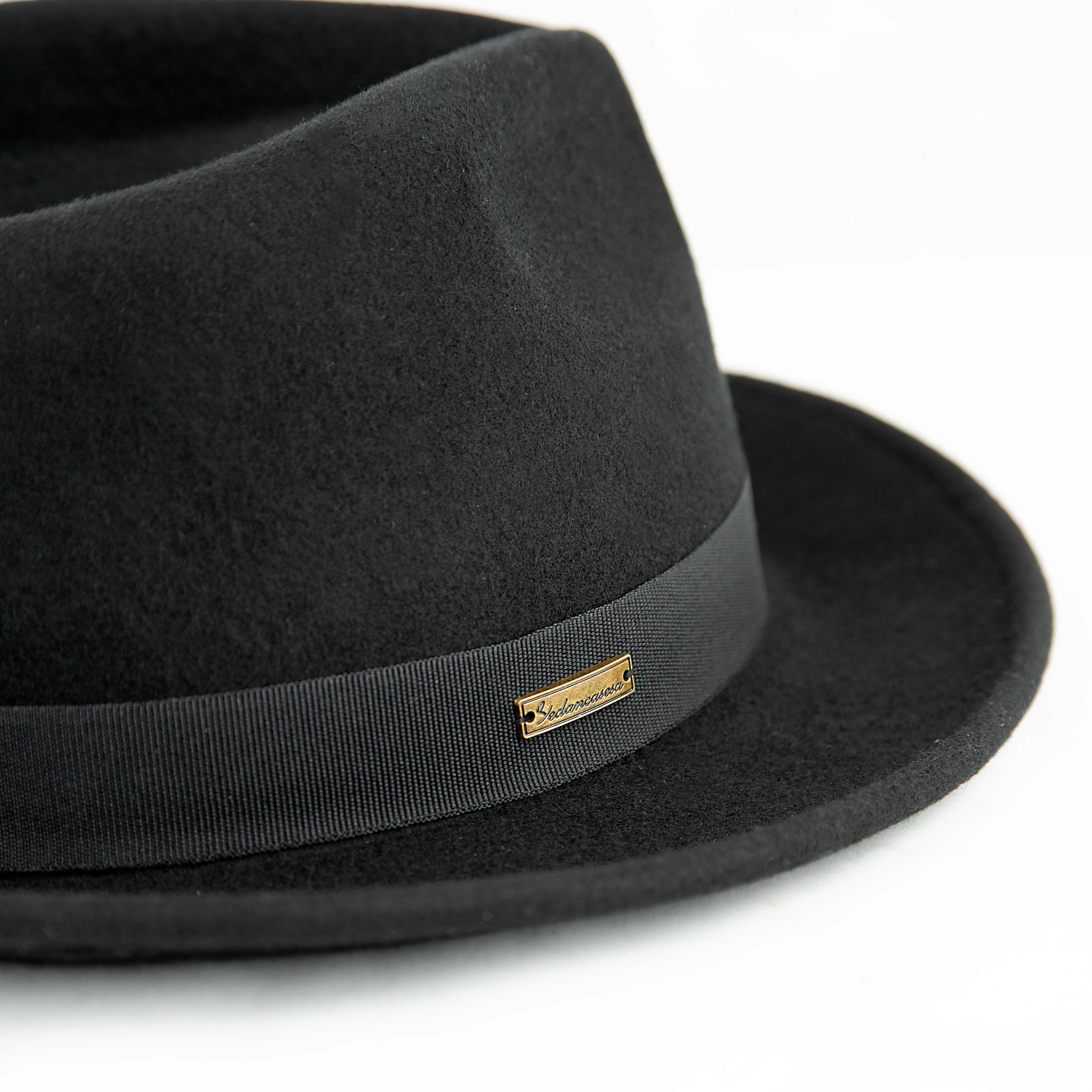 Janetshats Maroon Wool Fedora | Luxury Unisex Burgundy Hat