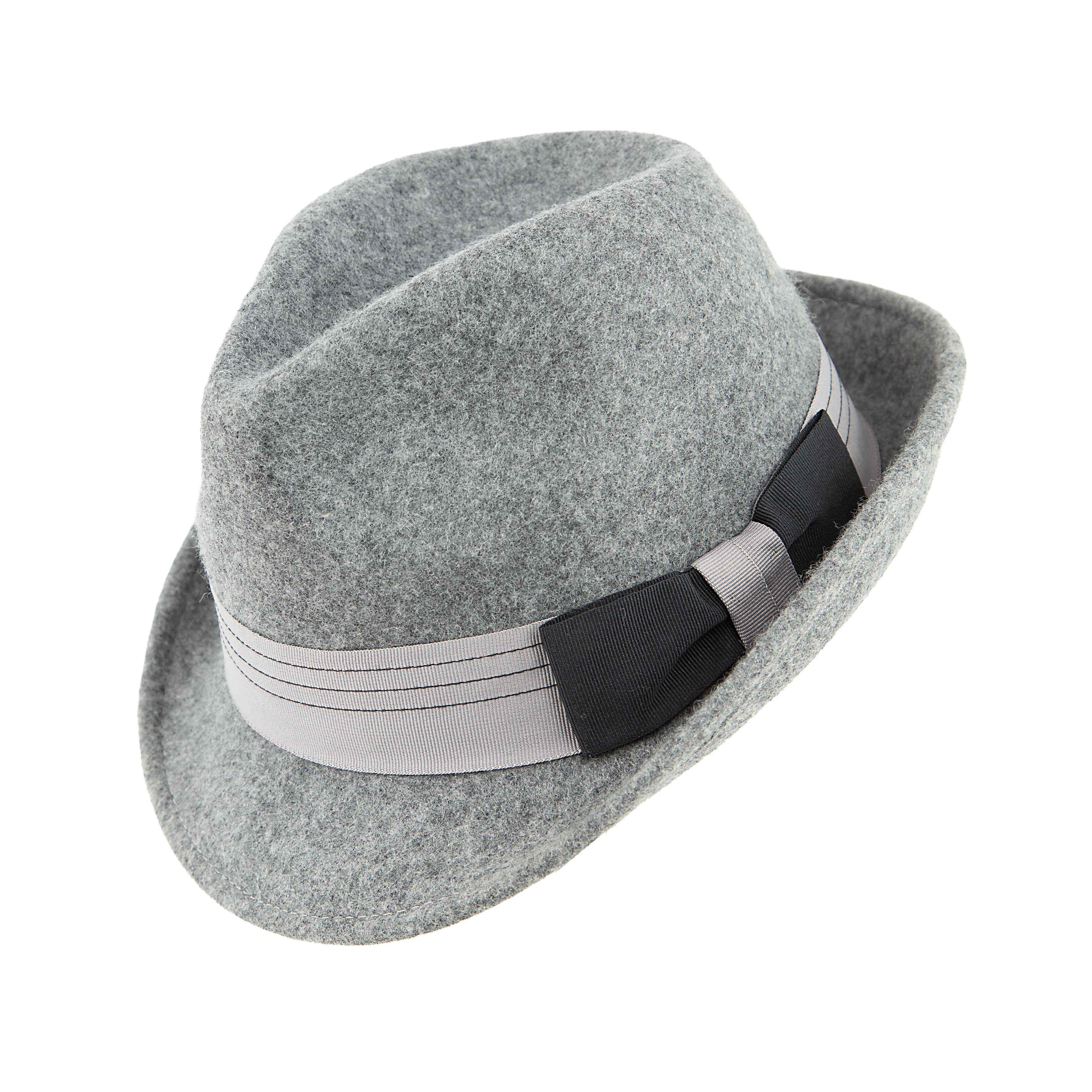 Janetshats Navy Blue Wool Fedora | Unisex Wide Brim Hat
