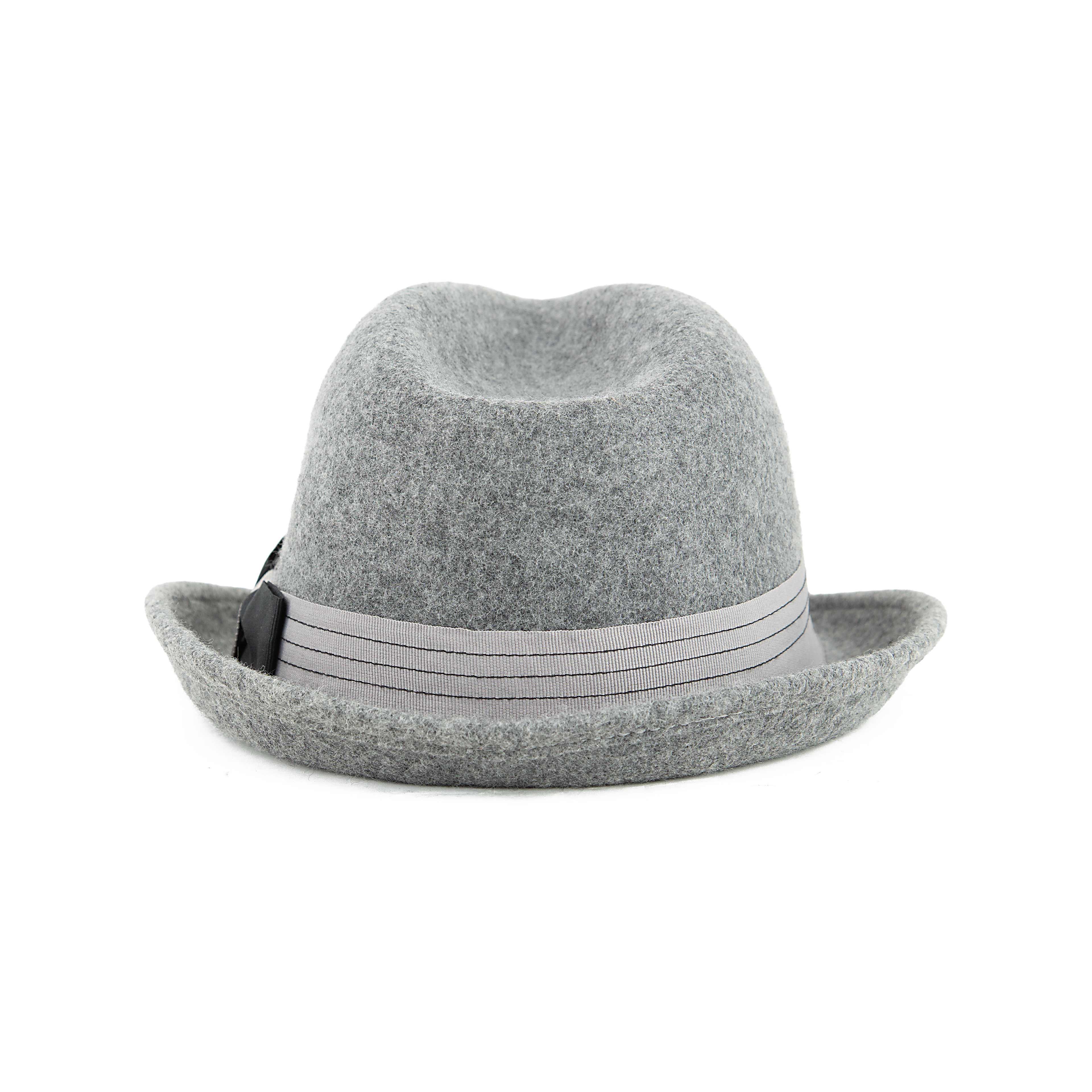 Janetshats Navy Blue Wool Fedora | Unisex Wide Brim Hat
