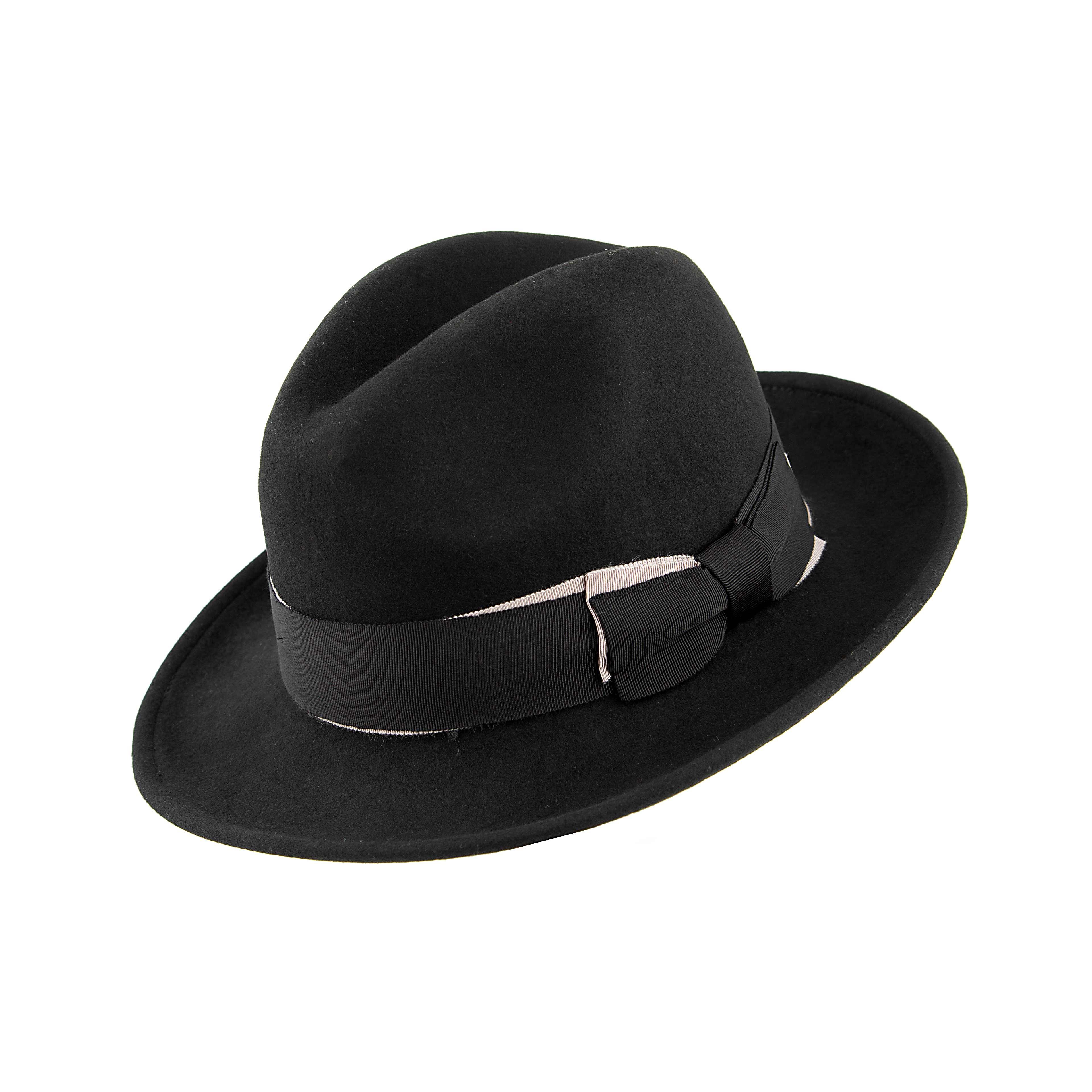 Janetshats Crimson Red Wide Brim Fedora | Luxury Unisex Hat