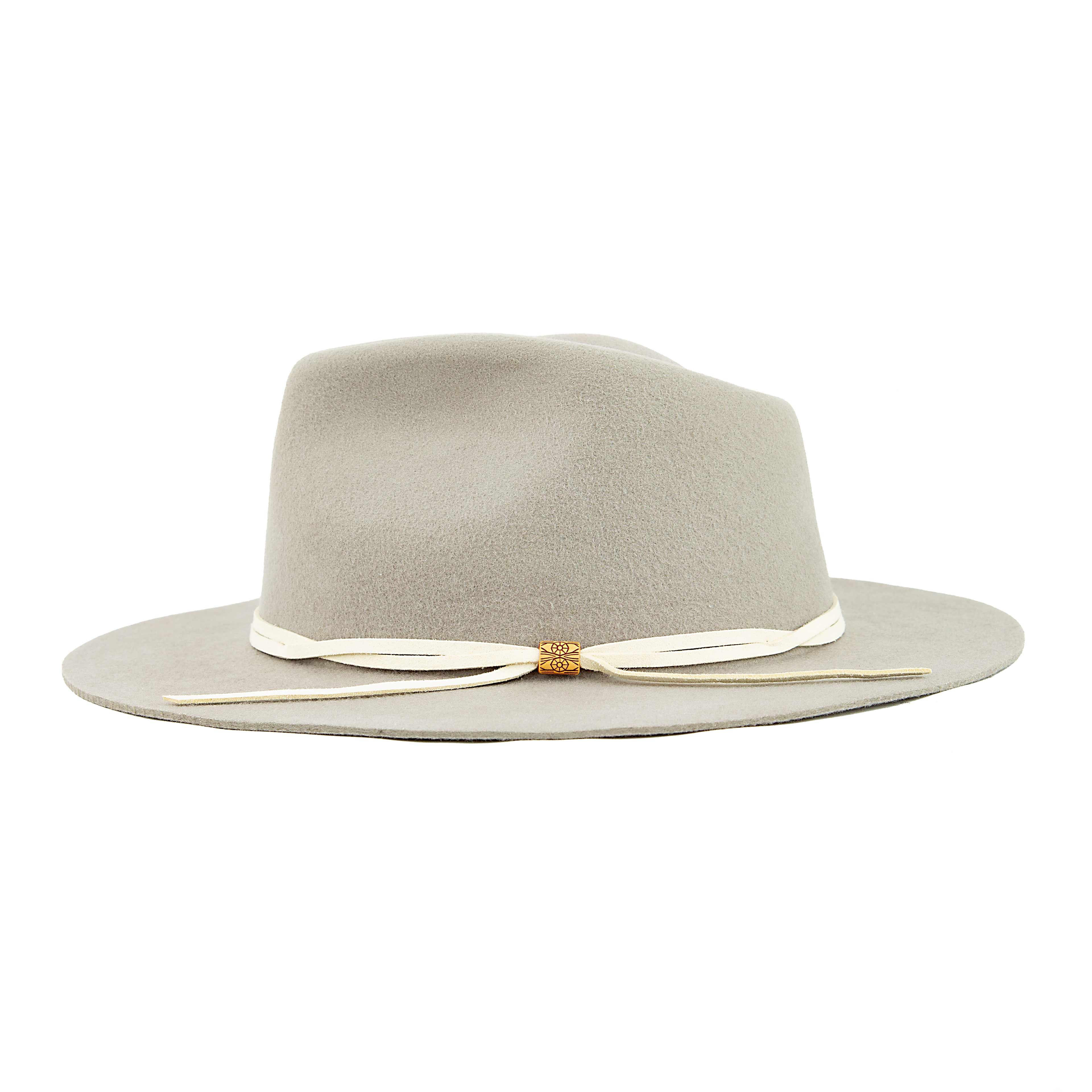 Desert Stone Wide Brim Fedora | Janetshats Luxury Headwear
