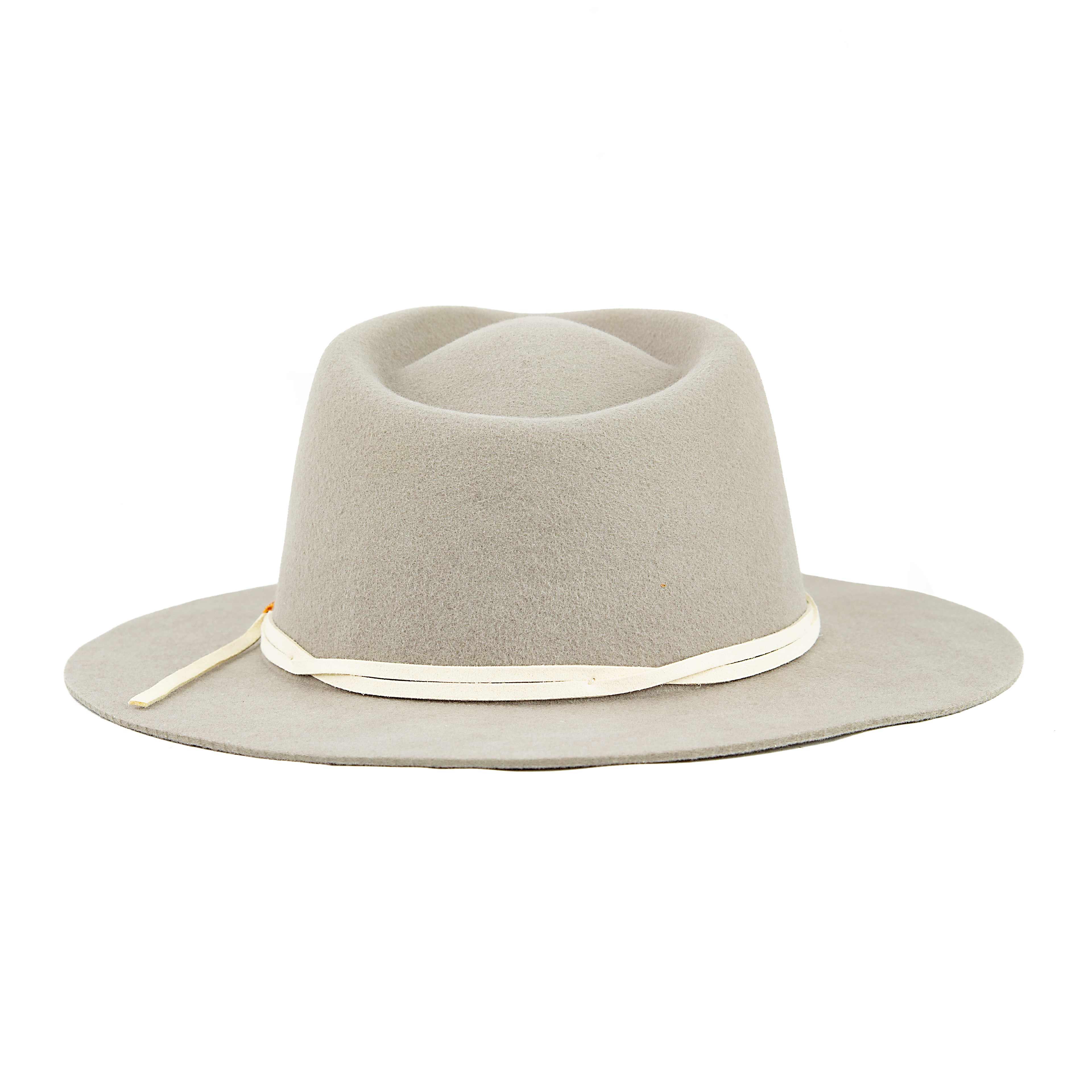 Desert Stone Wide Brim Fedora | Janetshats Luxury Headwear