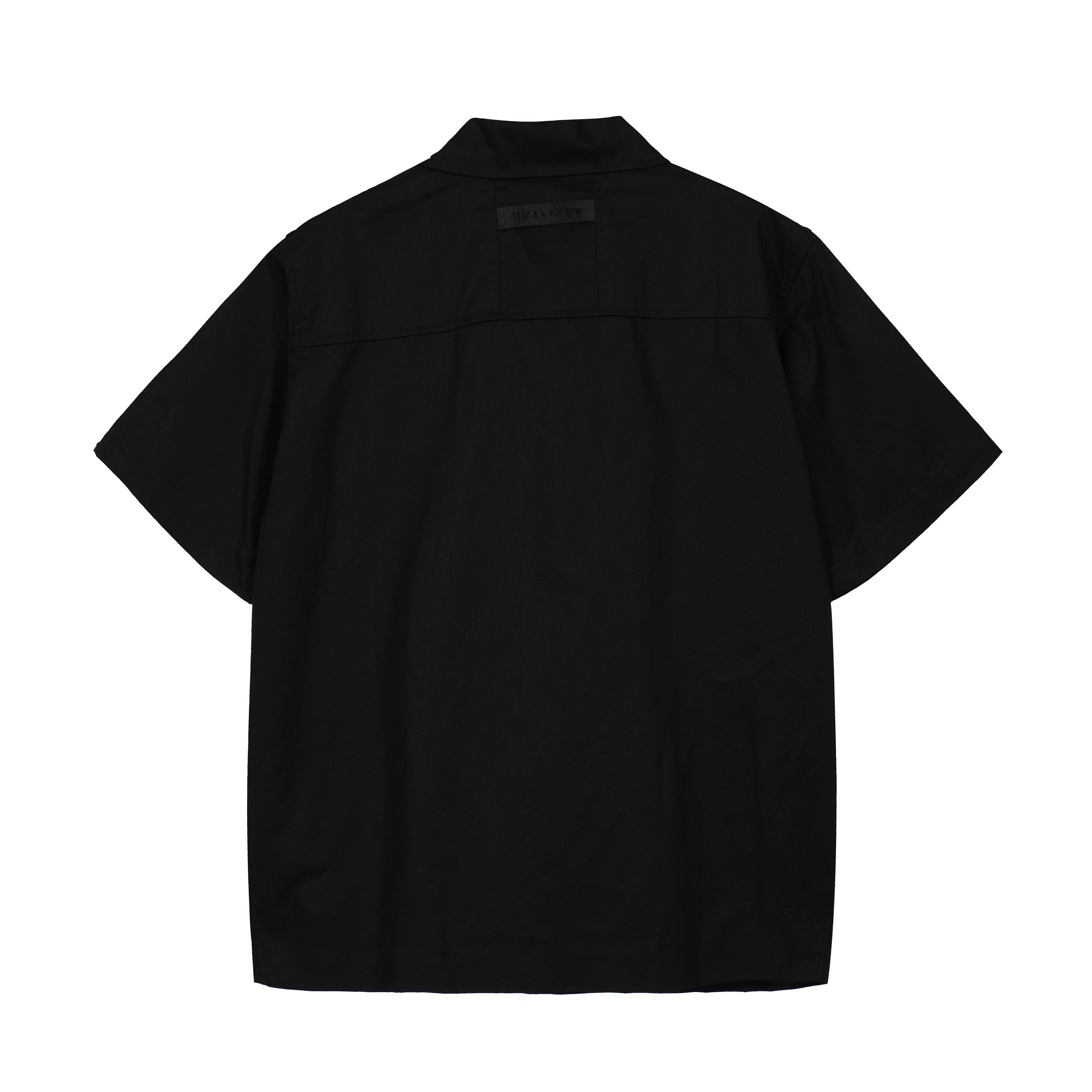 1017 ALYX 9SM Black Graffiti Zip-Up Shirt - SS24