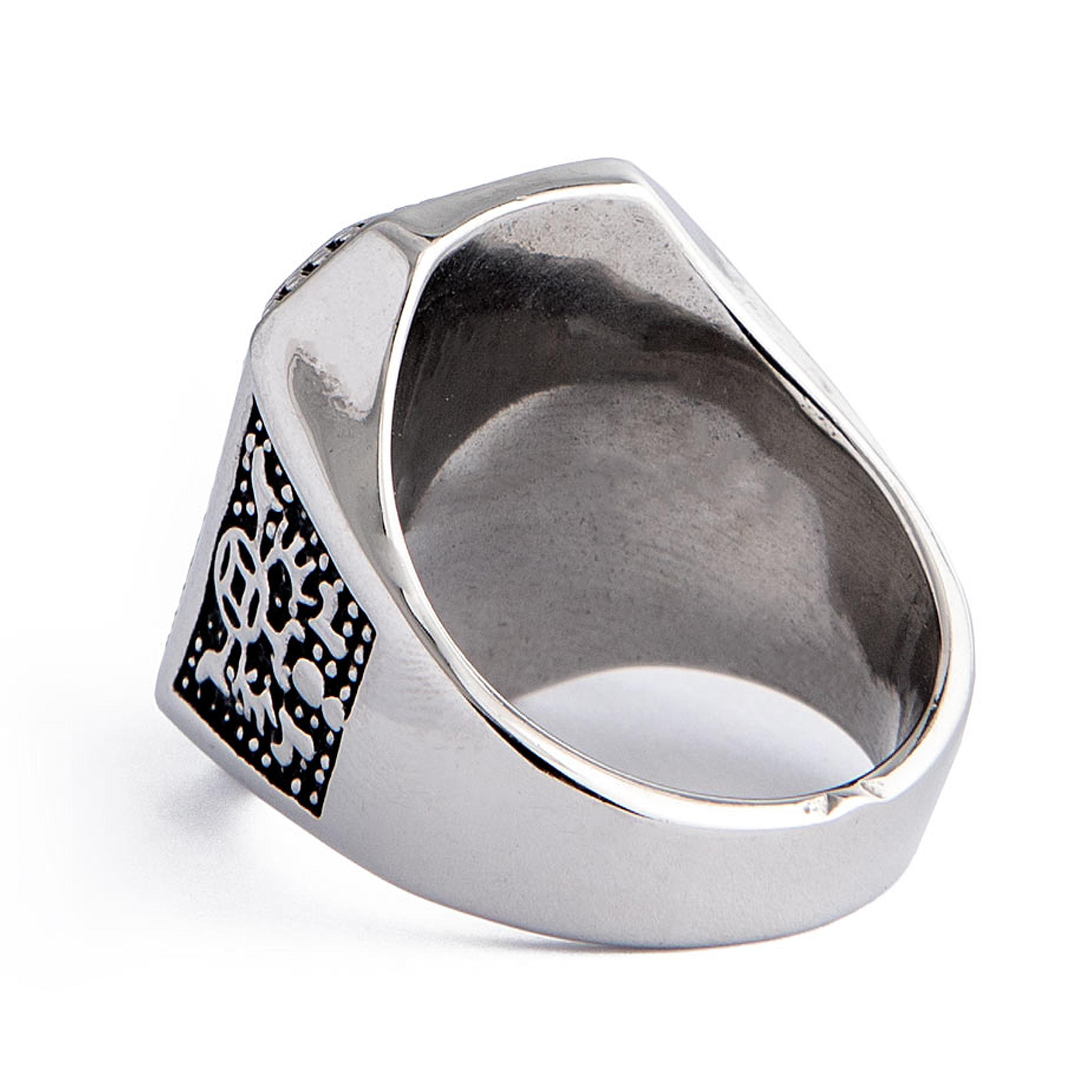 Rectangular Red Gemstone Statement Ring