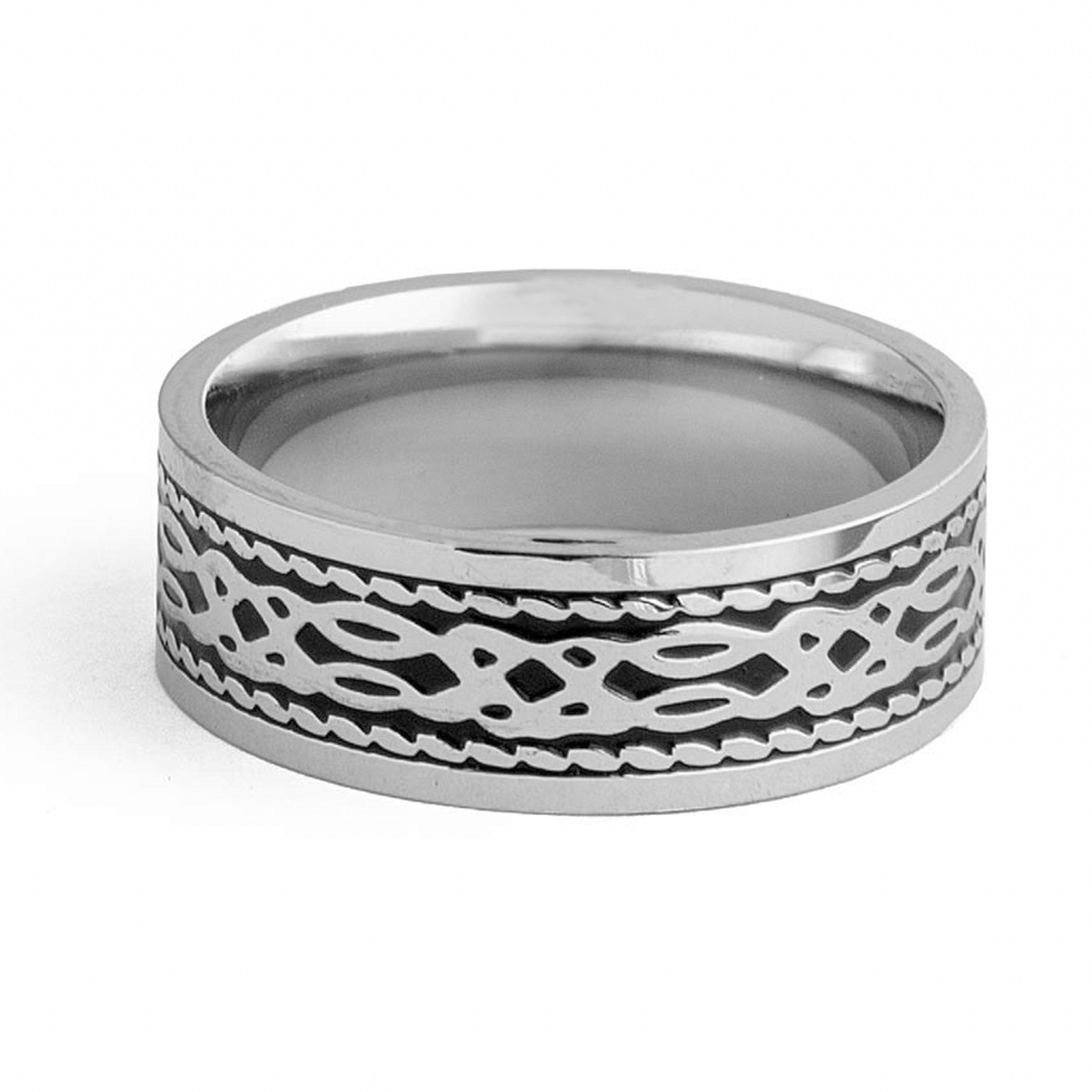 Sterling Silver Celtic Knot Band Ring
