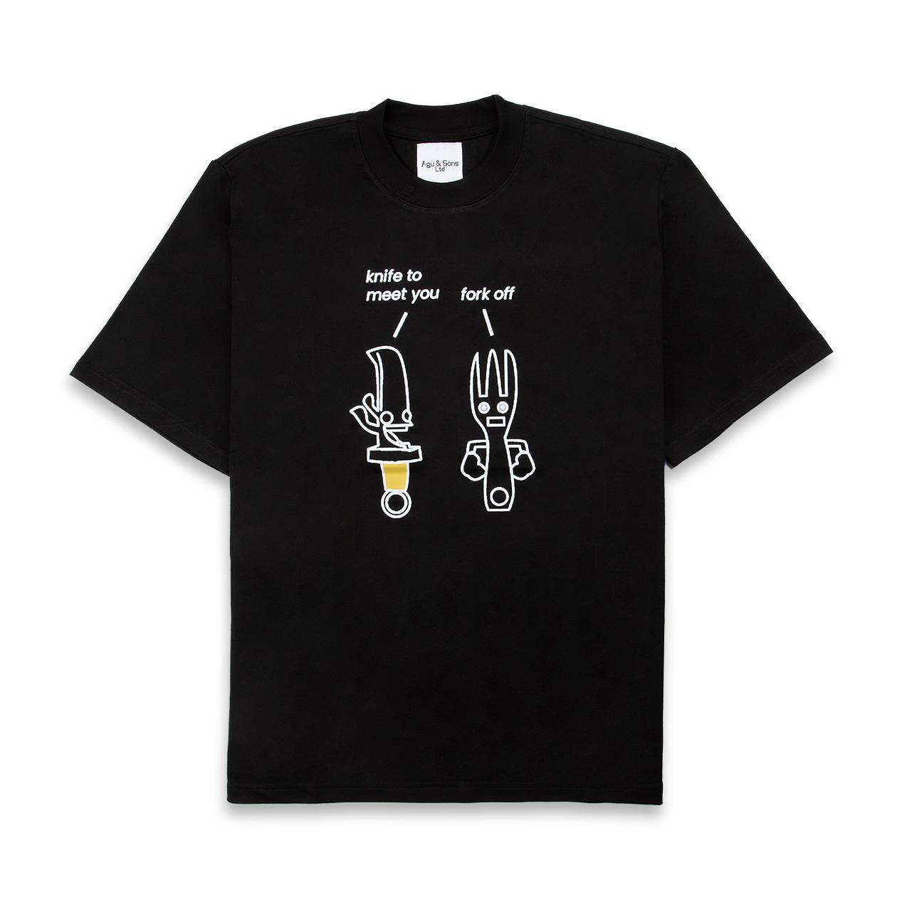 Agu & Sons "Cutlery Puns"  T-Shirt