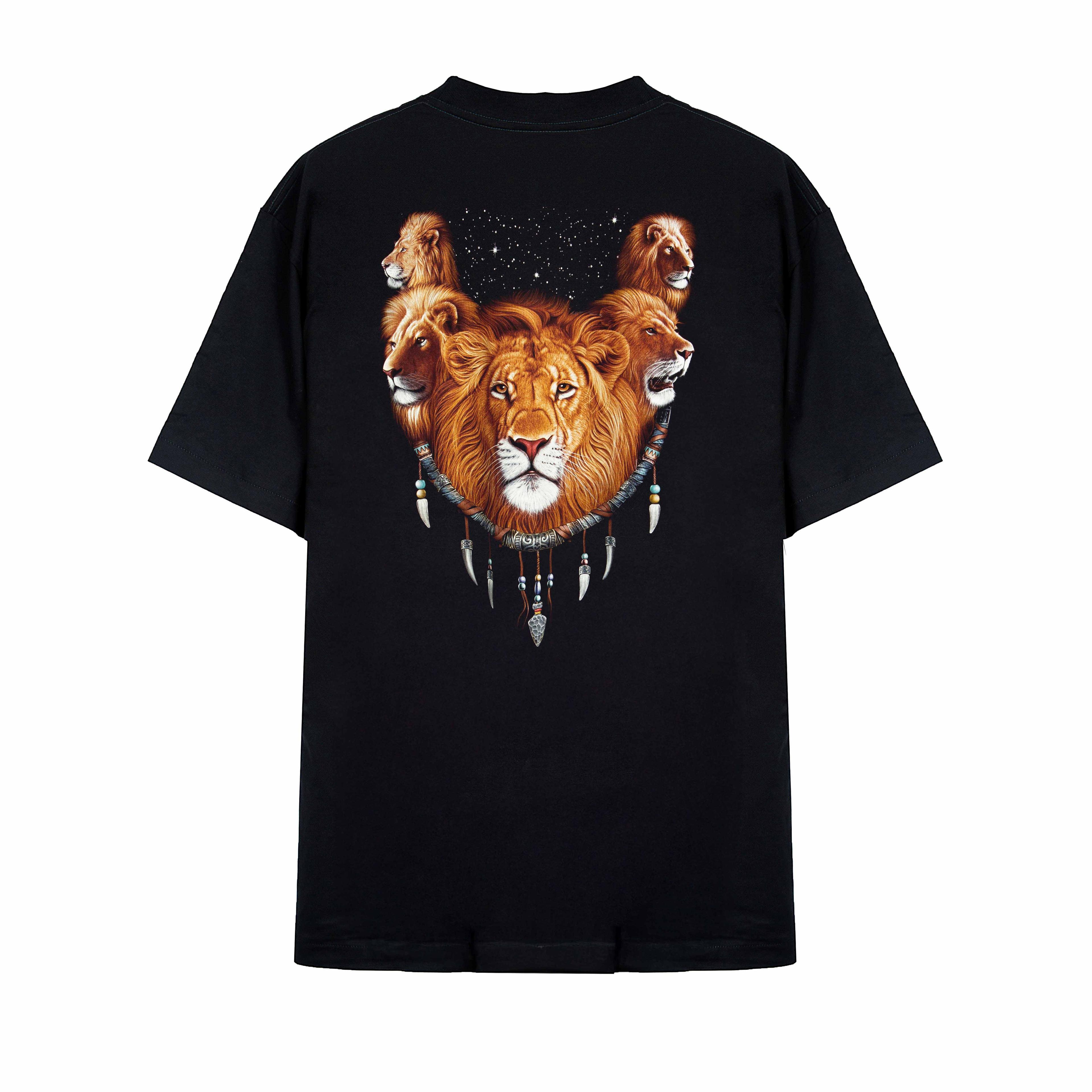 This is a bold, short-sleeved t-shirt from the distinctive Rock Eagle brand, known for its high-impact animal and fantasy graphics.