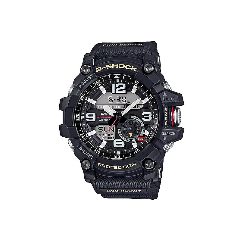 Casio G-Shock Mudmaster GWG-1000 Black and Gold Rugged Watch