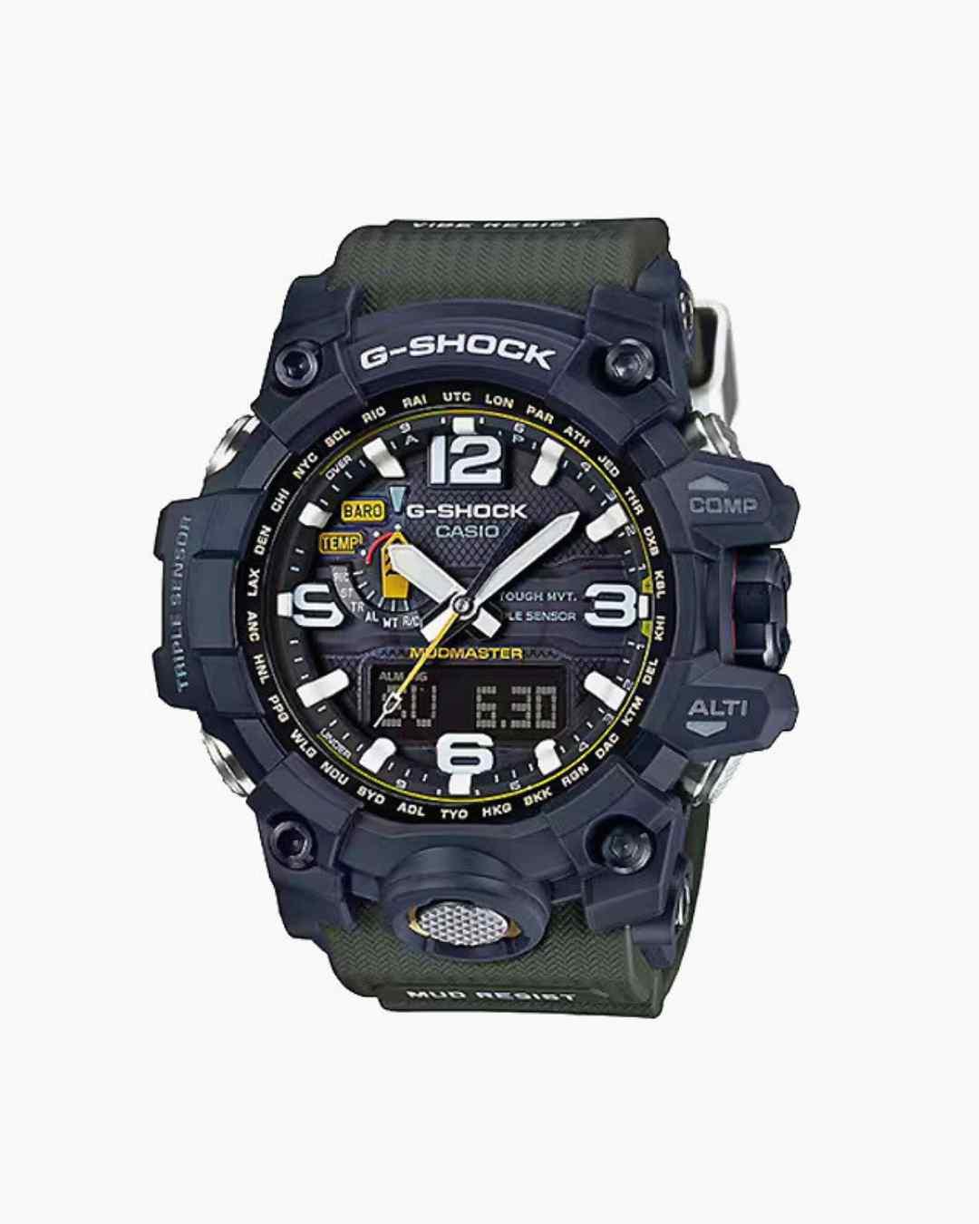 Casio G-Shock GWG 1000 Land Wrist Watch, 10297- Black & Dark Green