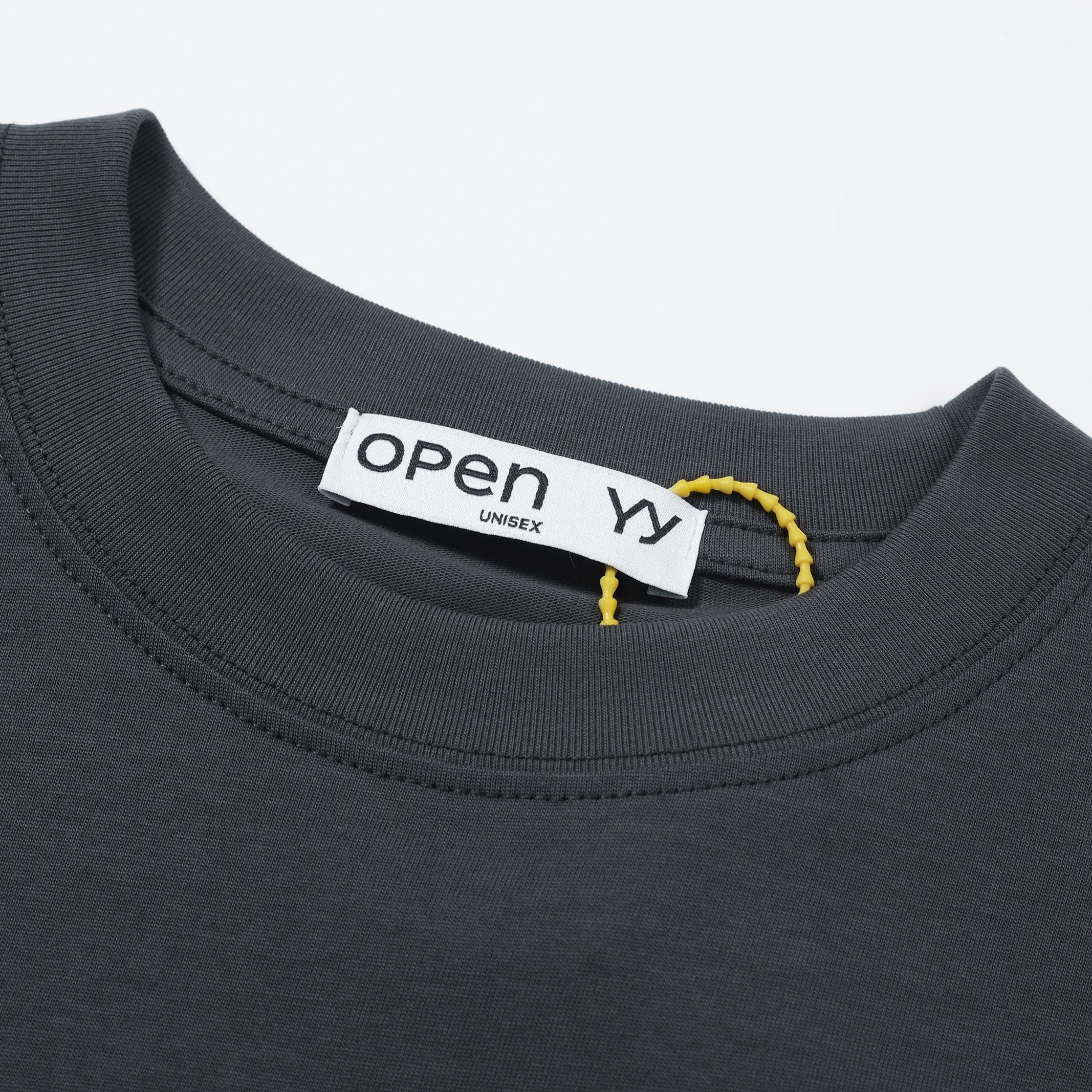 OPEN YY 'I Love YY' Snake Graphic Oversized T-Shirt