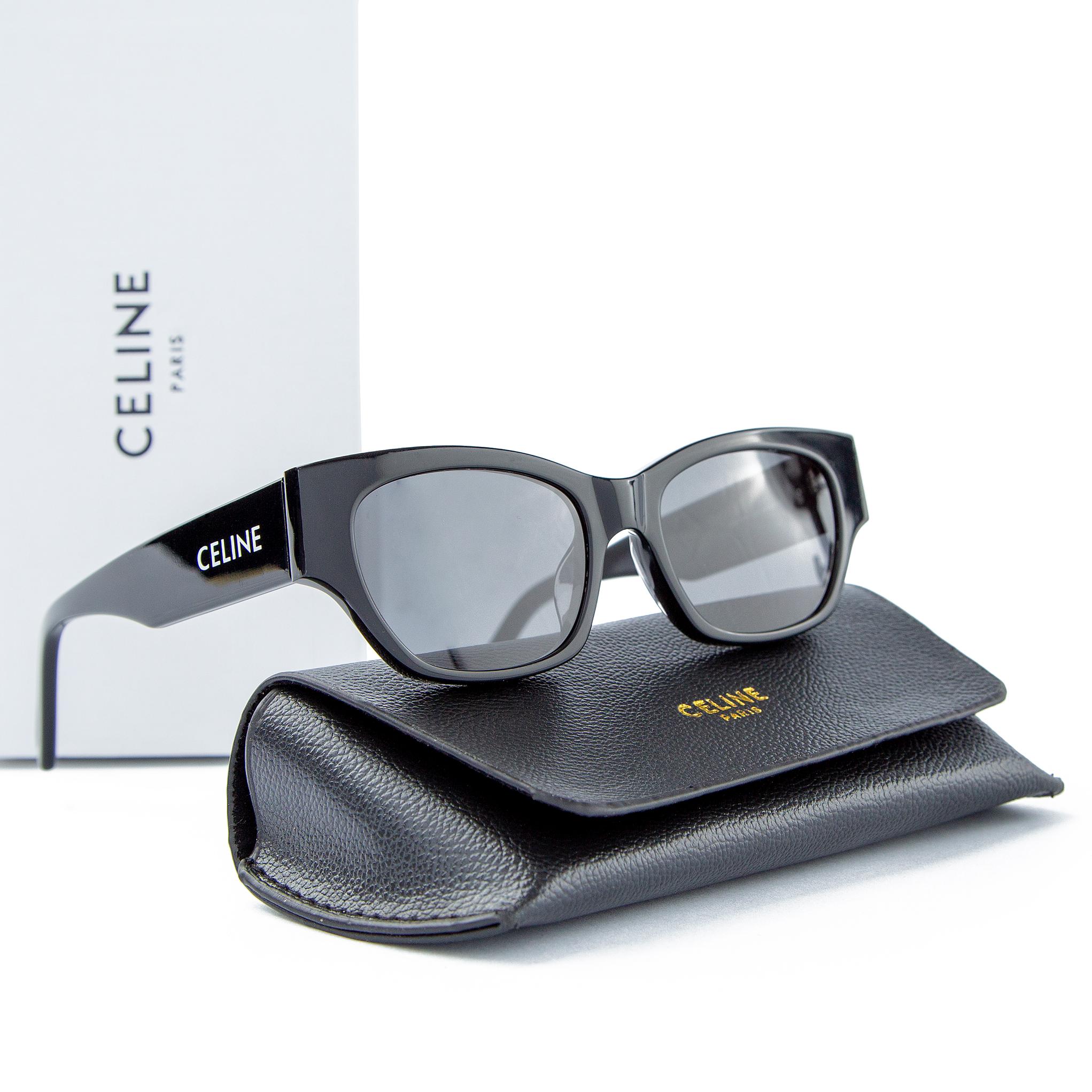 Celine Monochroms 01 Sunglasses - Black, UV Protection, Stylish