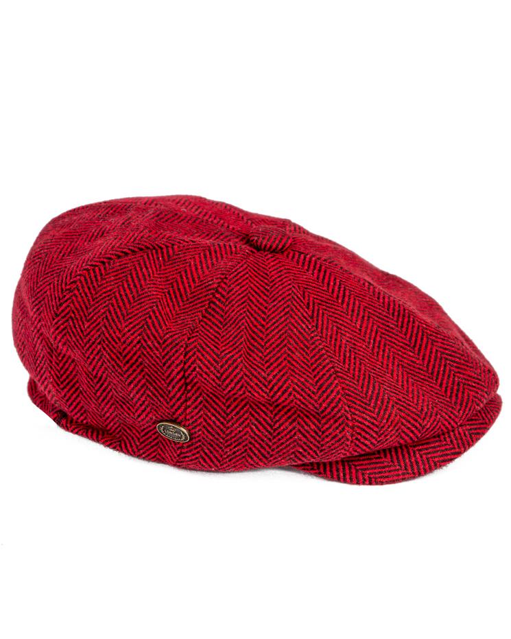 Men's Flat Cap, men's headwear, classic style, bold color, durable, comfortable.