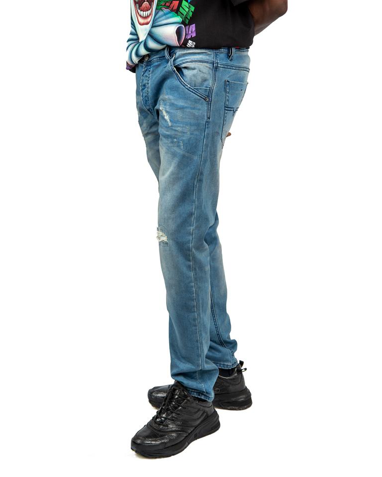 Diesel Larkee-Beex Jeans, Light Blue Wash, Straight Fit, Men's Denim, Classic Jeans