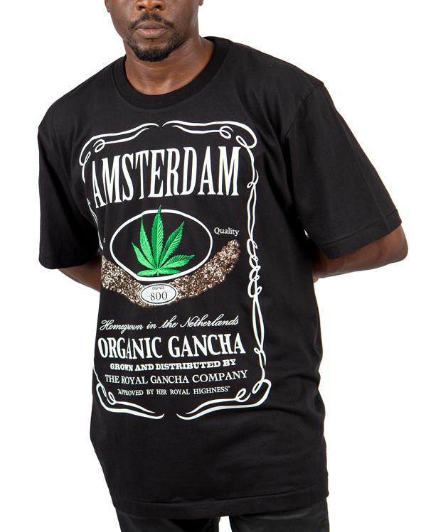 Amsterdam "Organic Gancha" Graphic T-Shirt, Unisex, Lagos, Nigeria.